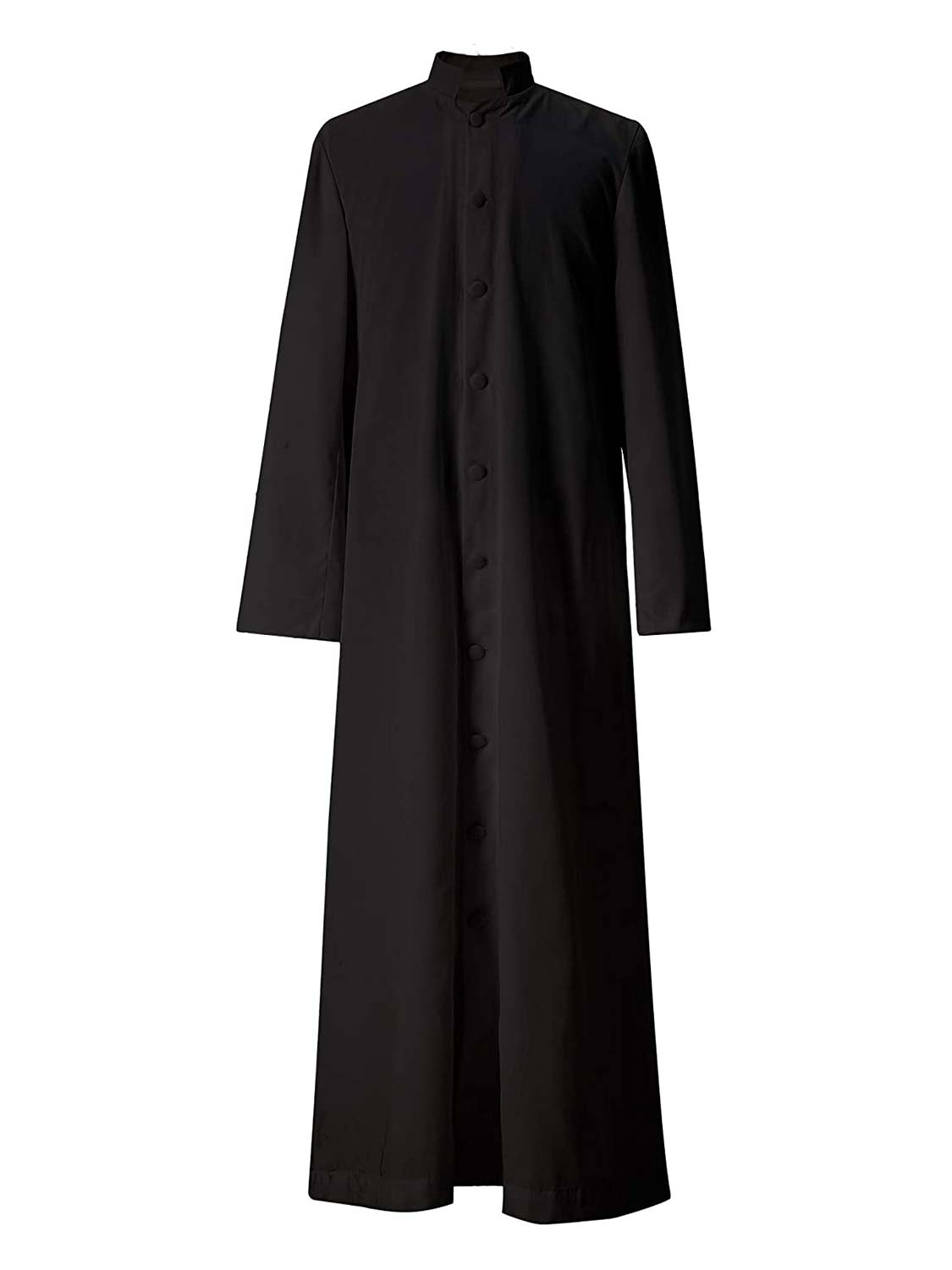 Unisex Roman Cassock Clergy Priest Pulpit Robe - Various Colors & Sizes Available