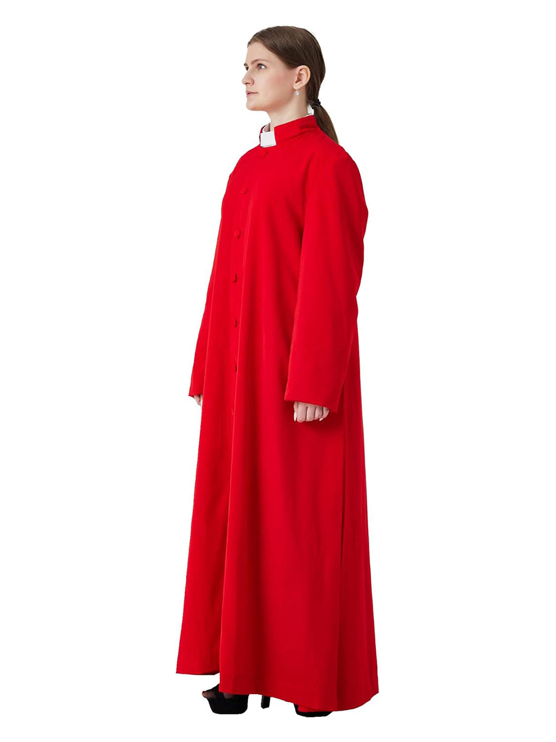 Unisex Roman Cassock Clergy Priest Pulpit Robe - Various Colors & Sizes Available