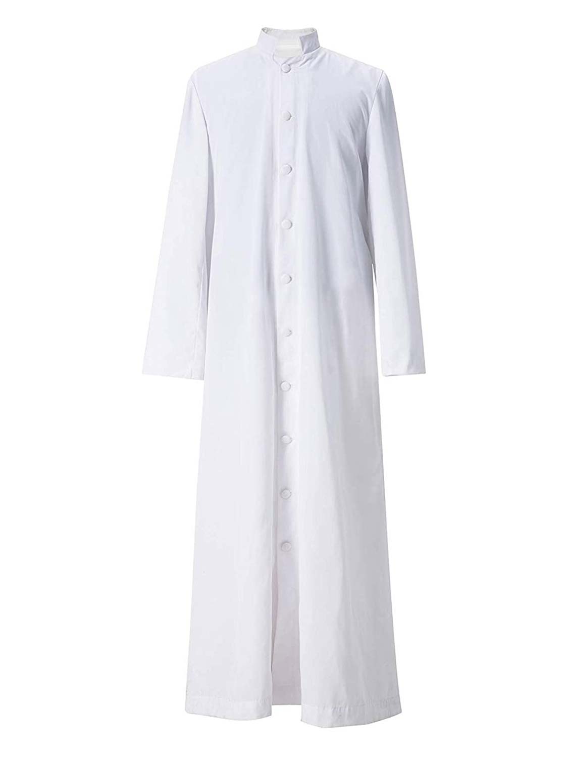 Unisex Roman Cassock Clergy Priest Pulpit Robe - Various Colors & Sizes Available