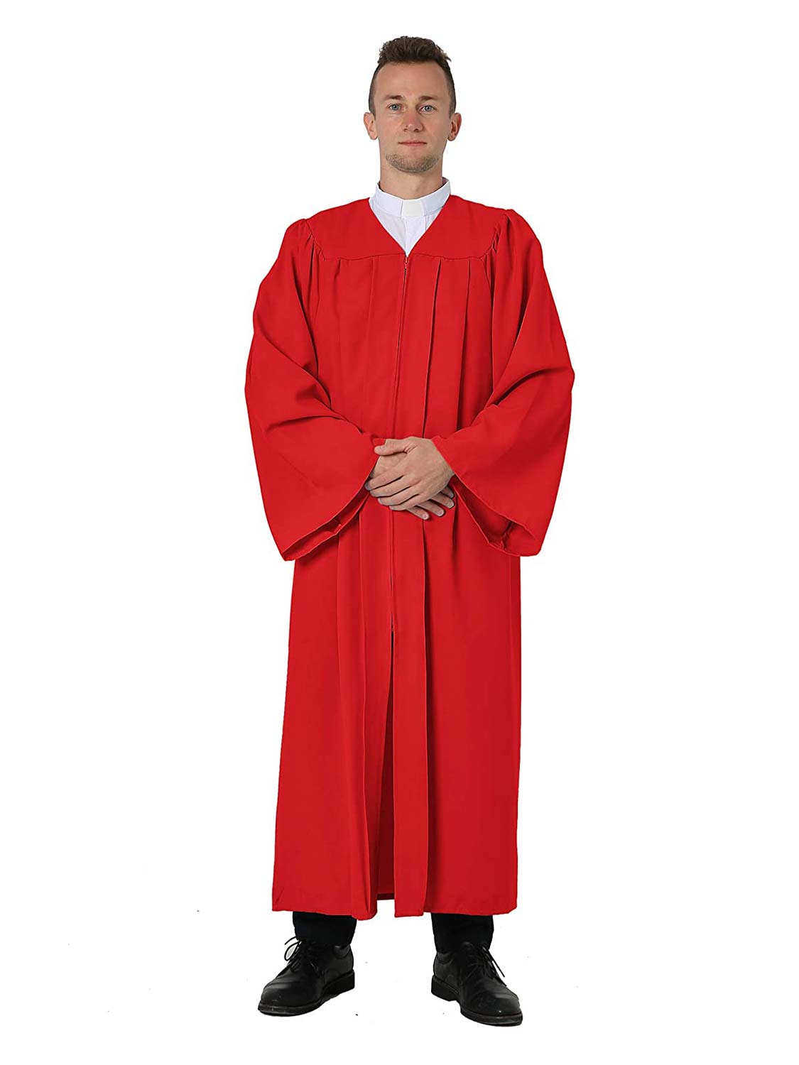 Red/White Unisex Confirmation Robe