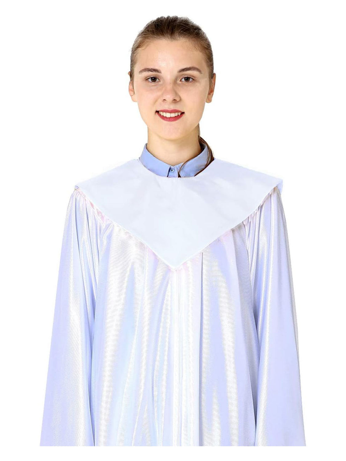 Unisex V Shape Satin Choir Stole for Adults