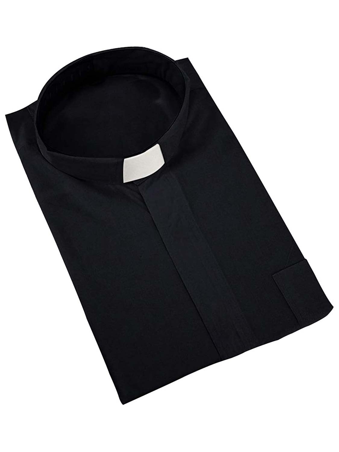 Men's Long Sleeve Tab Collar Clergy Shirt - Various Colors & Sizes Available