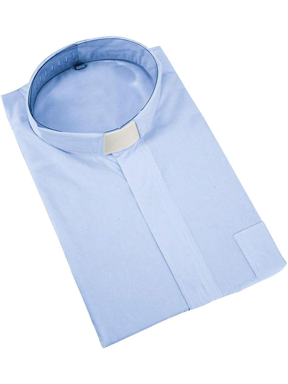 Men's Long Sleeve Tab Collar Clergy Shirt - Various Colors & Sizes Available