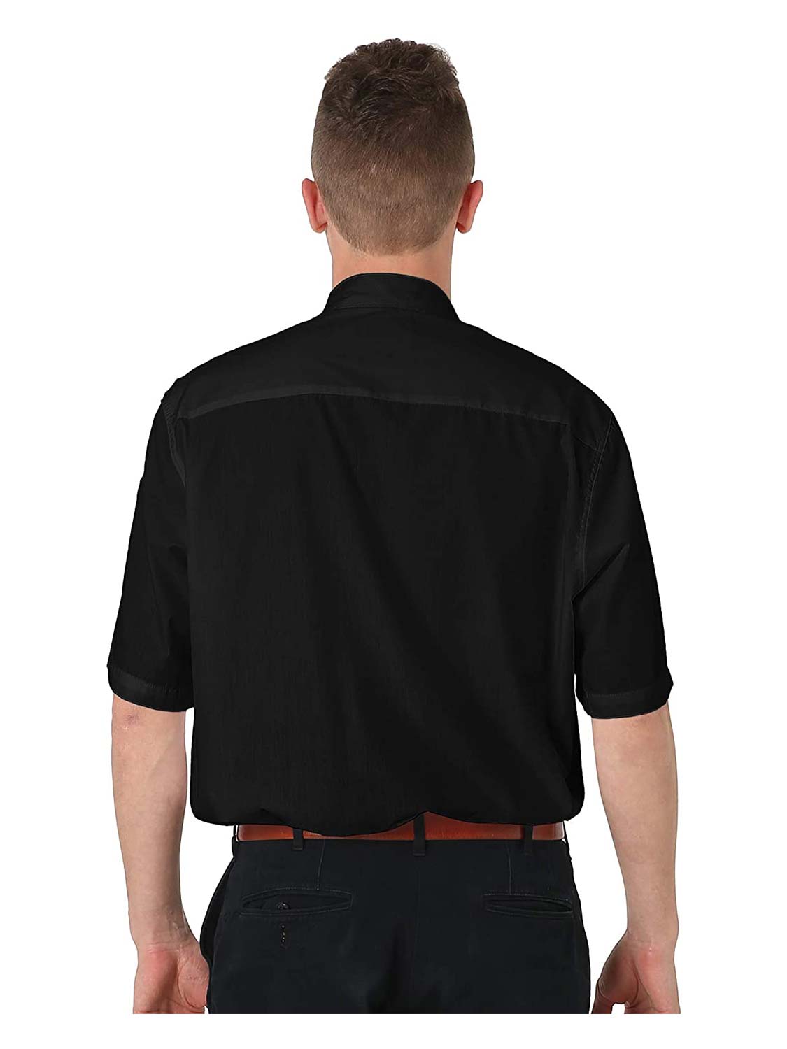 Men's Short Sleeve Tab Collar Clergy Shirt - Various Colors & Sizes Available