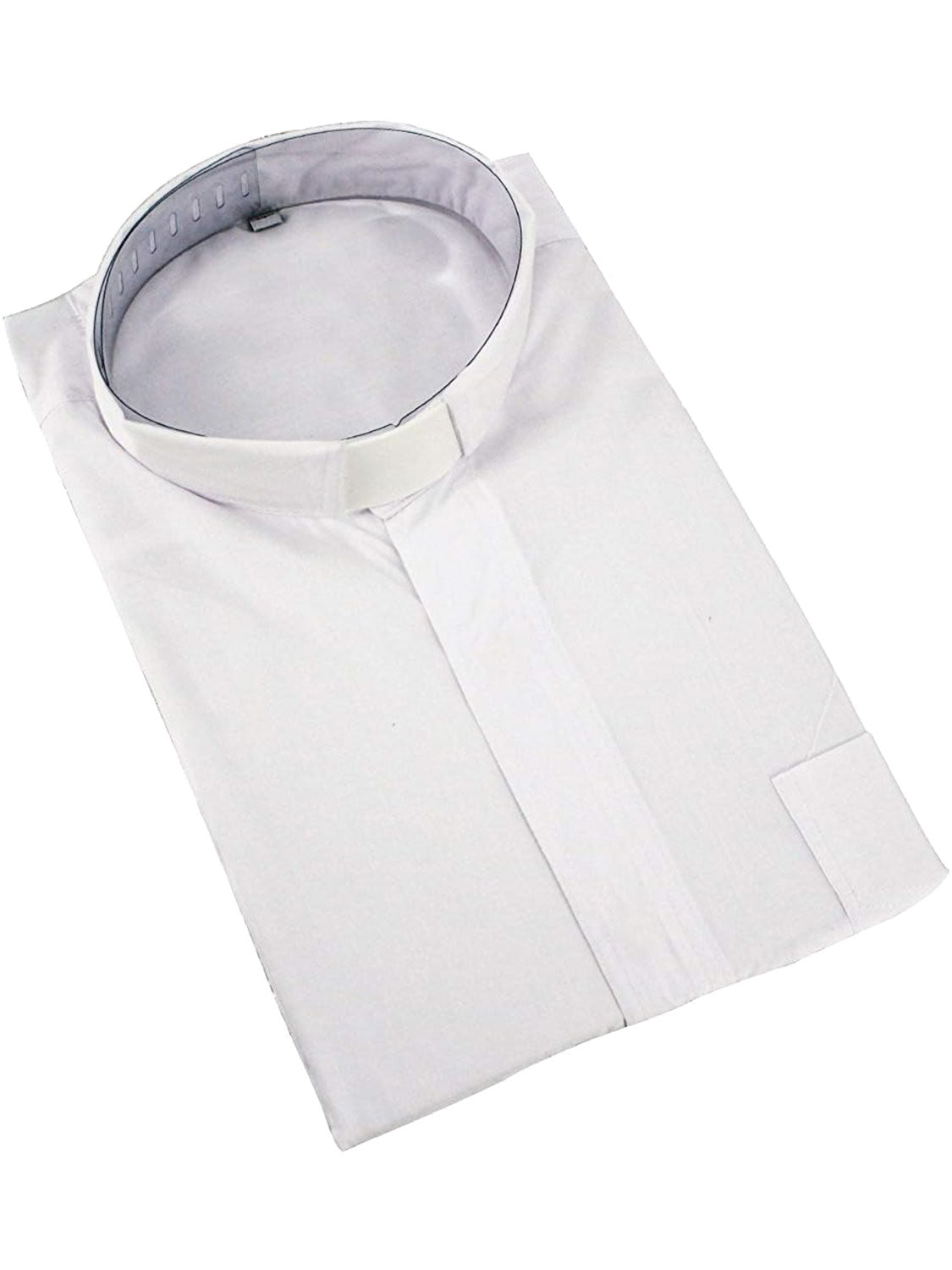 Men's Short Sleeve Tab Collar Clergy Shirt - Various Colors & Sizes Available