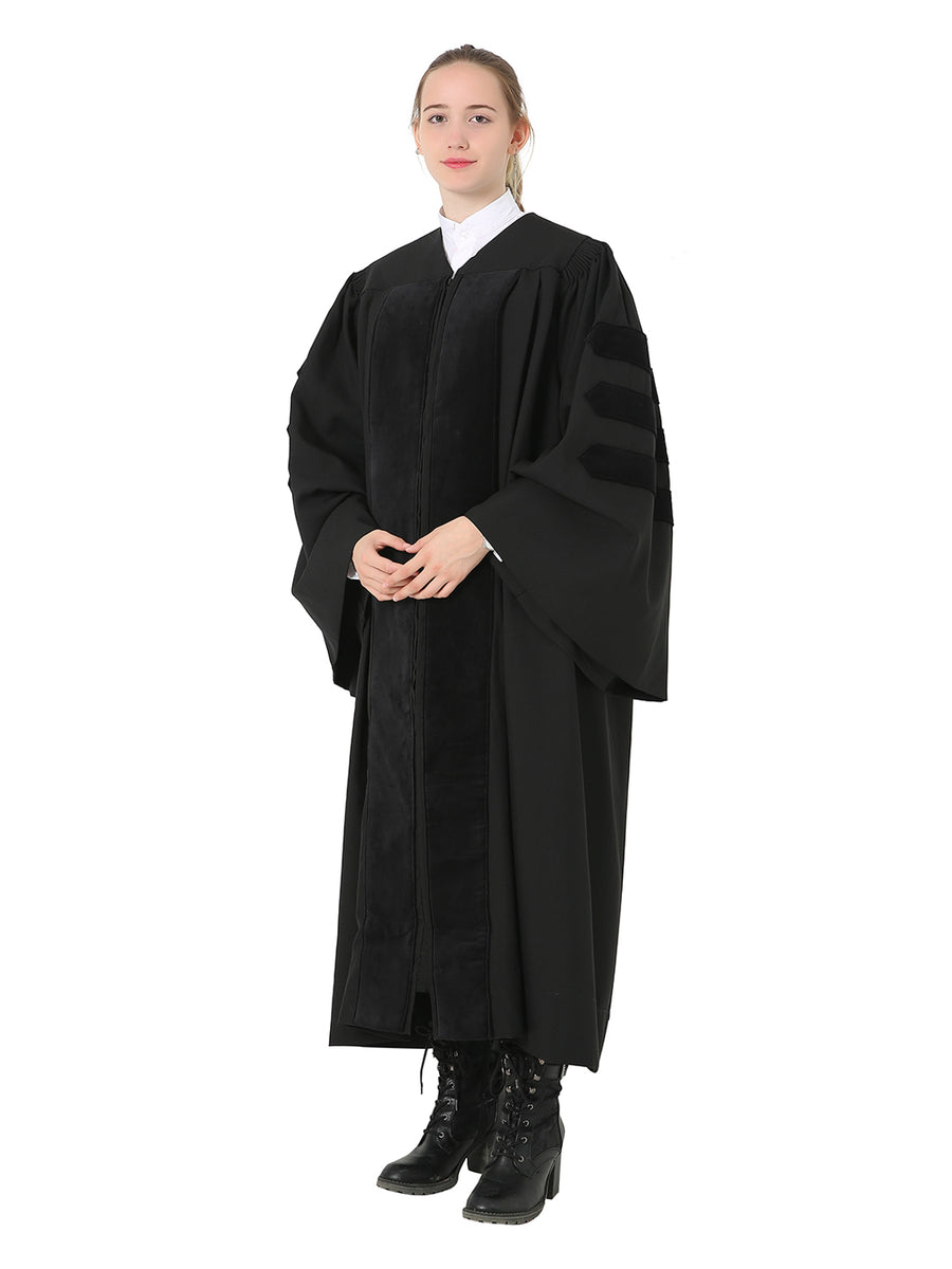 Classic Doctoral Graduation Gown