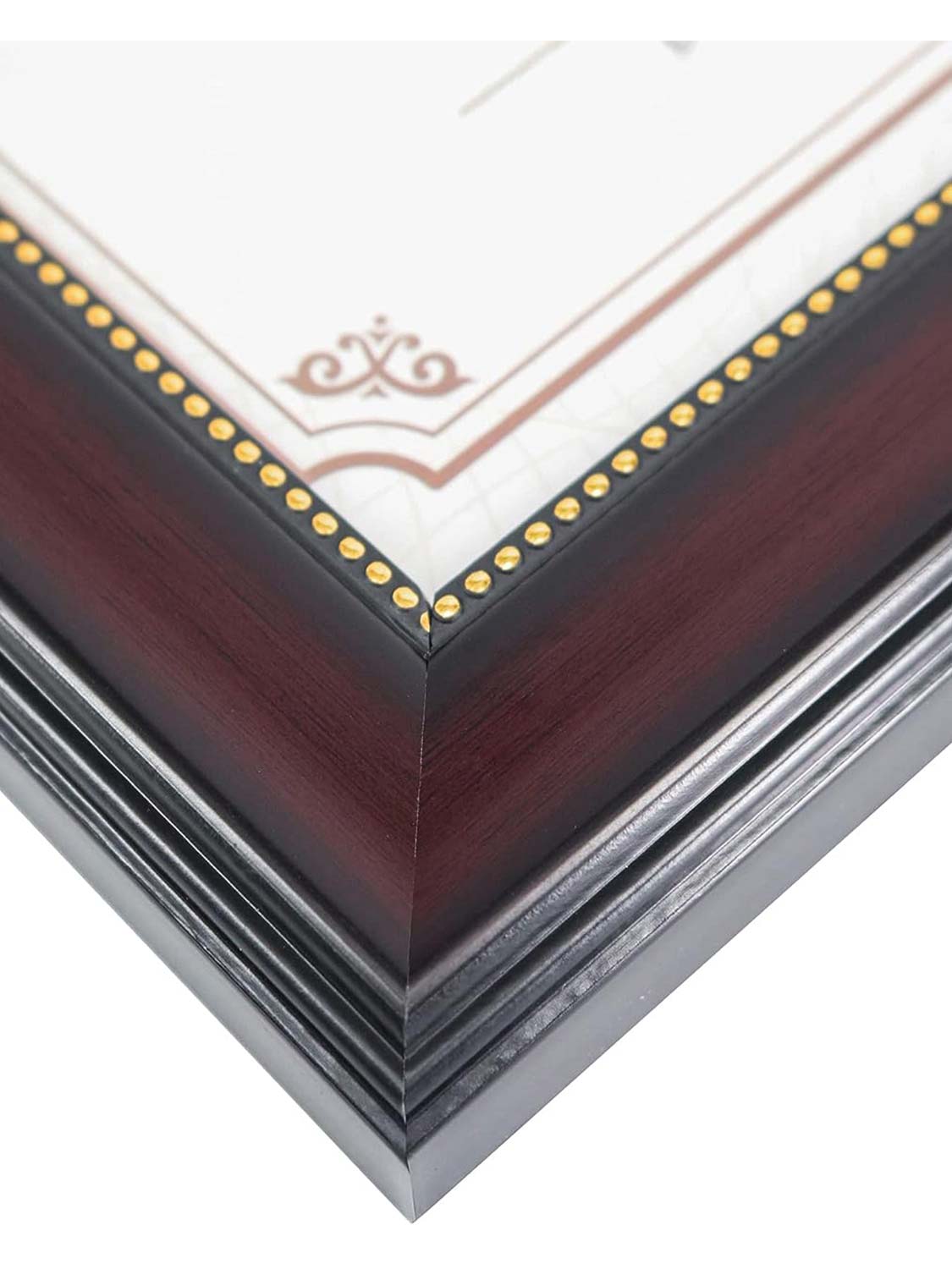 Mahogany Academic Certificate Diploma Frames - Various Sizes & Mat Colors Available