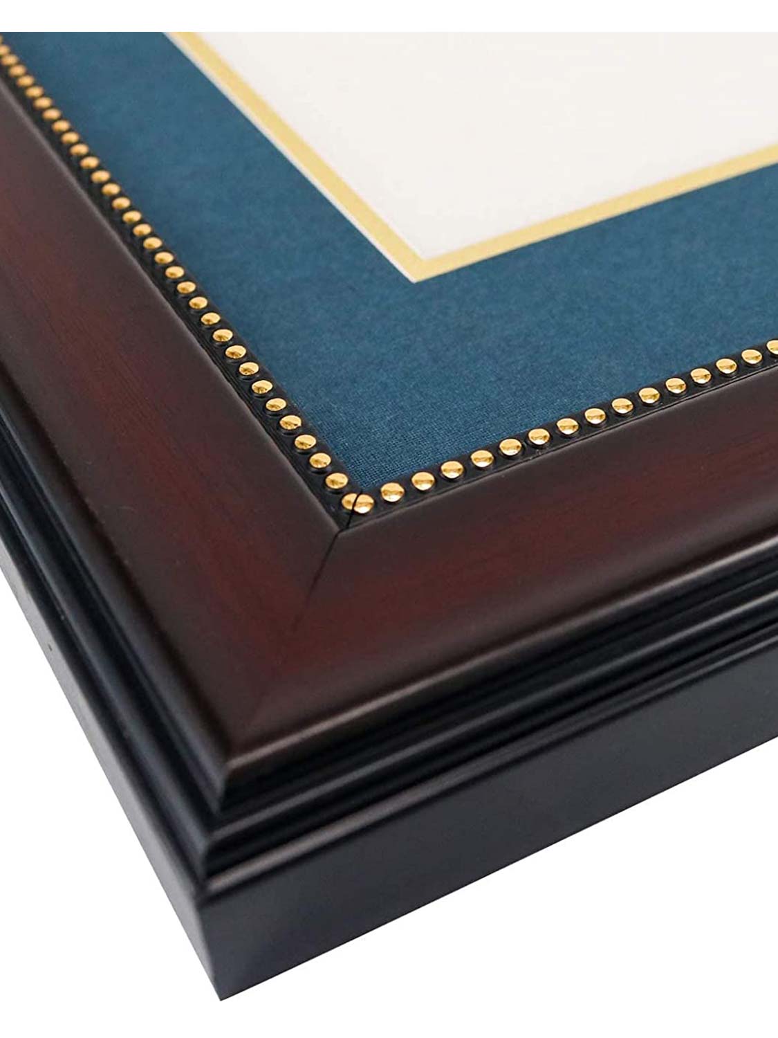 Mahogany Academic Certificate Diploma Frames - Various Sizes & Mat Colors Available