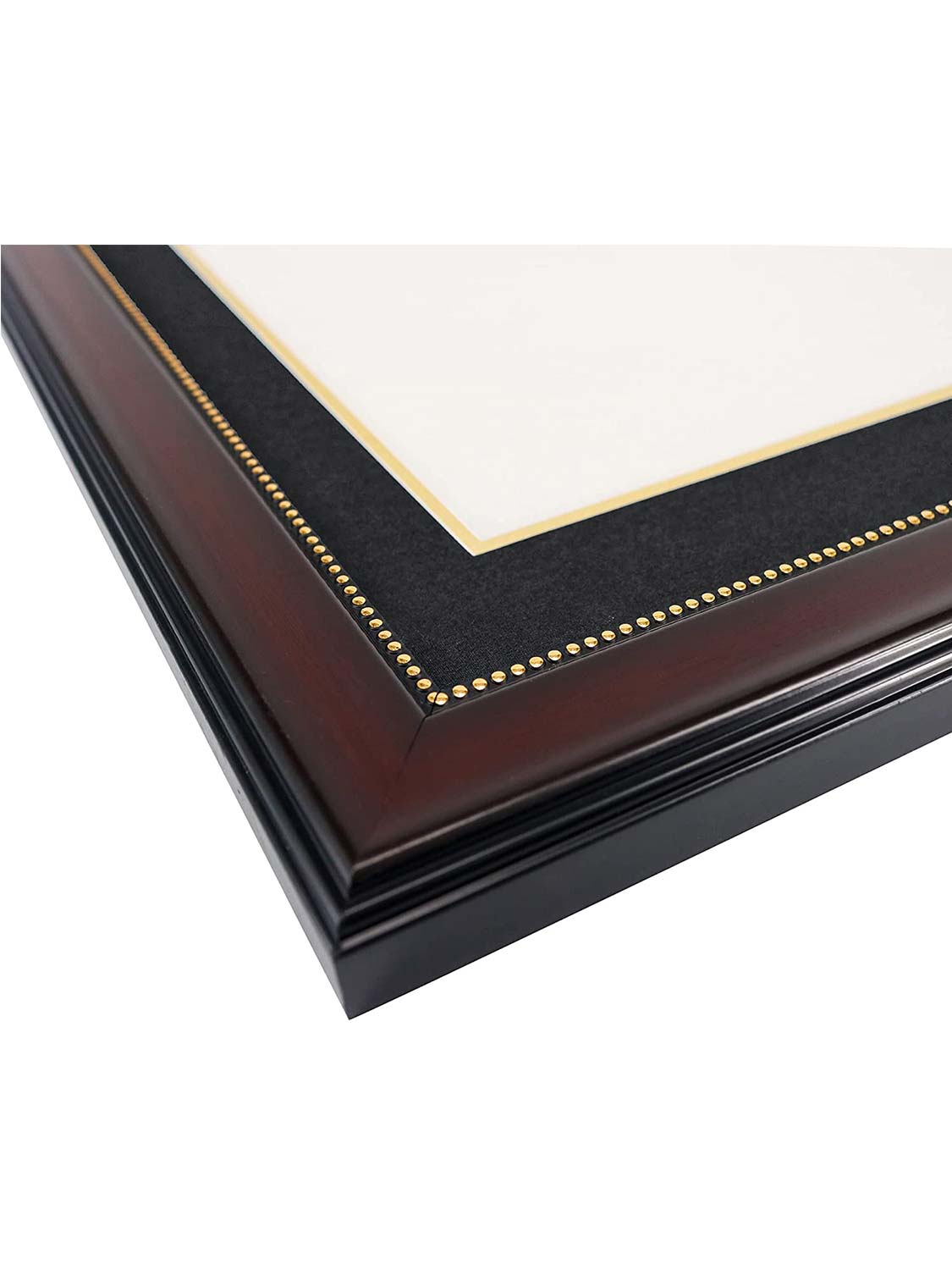 Mahogany Academic Certificate Diploma Frames - Various Sizes & Mat Colors Available