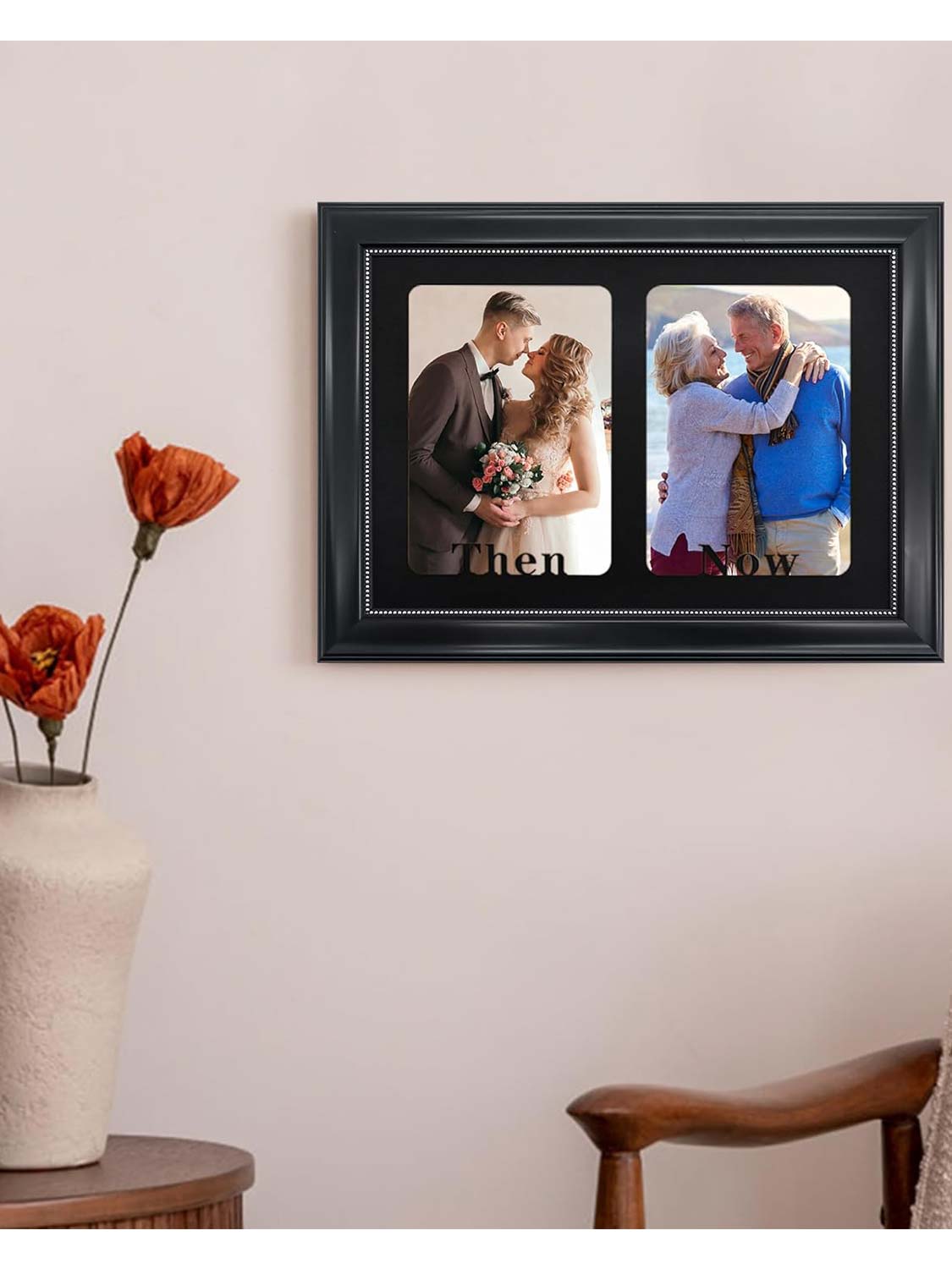 Double 5x7 Then and Now Picture Frame - 2 Styles Available