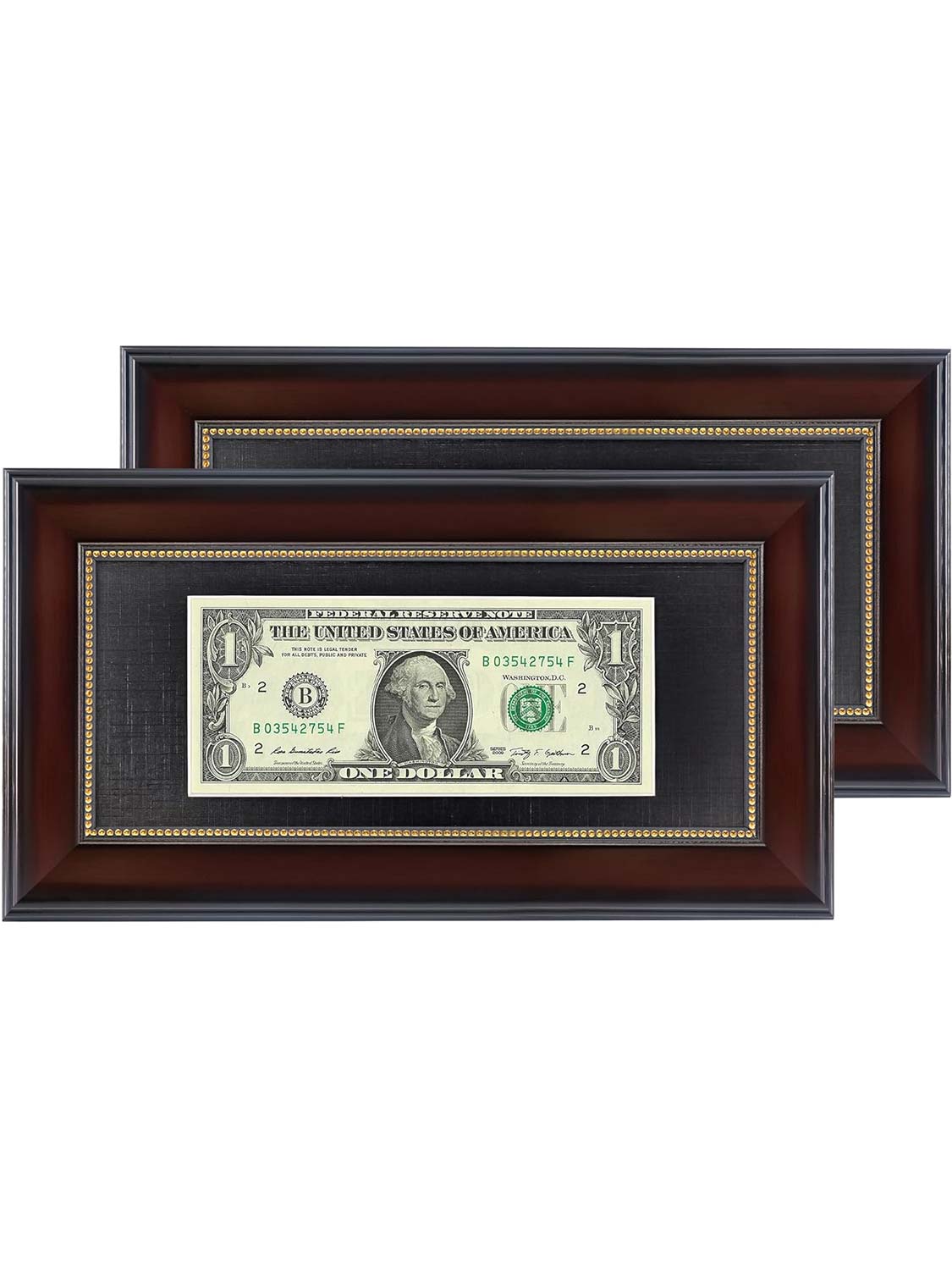 4*9 Dollar Bill Frame with Black Mat or Display Picture without Mat - 4 Styles Available