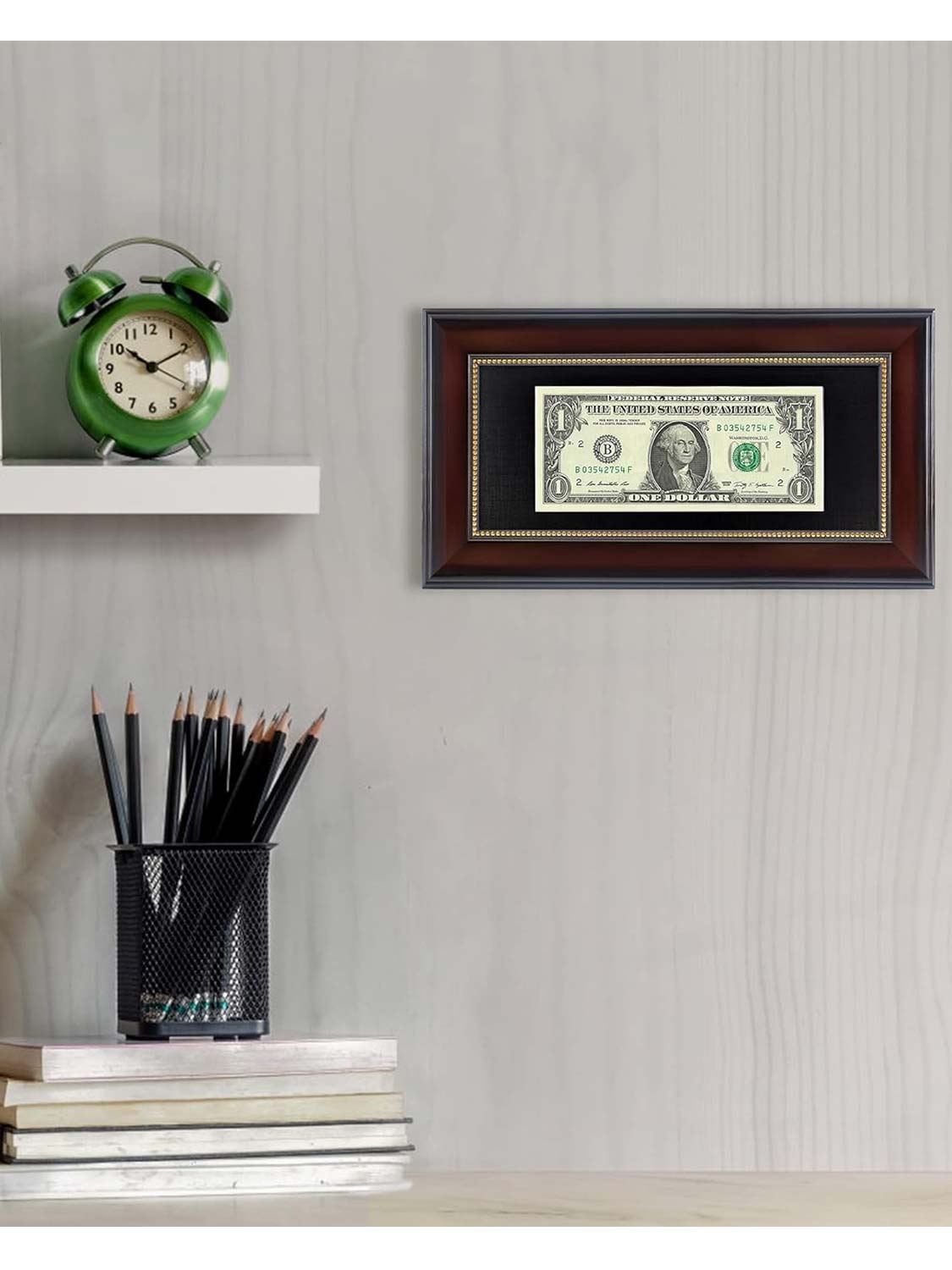 4*9 Dollar Bill Frame with Black Mat or Display Picture without Mat - 4 Styles Available