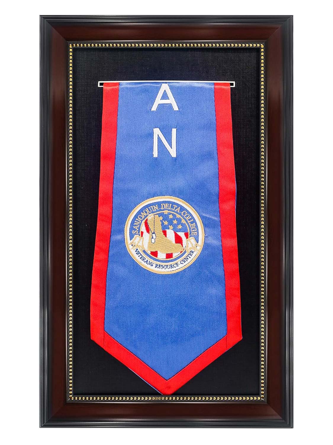 Graduation Stole and Medal Frame with Black Single Slot Mat - 4 Styles Available