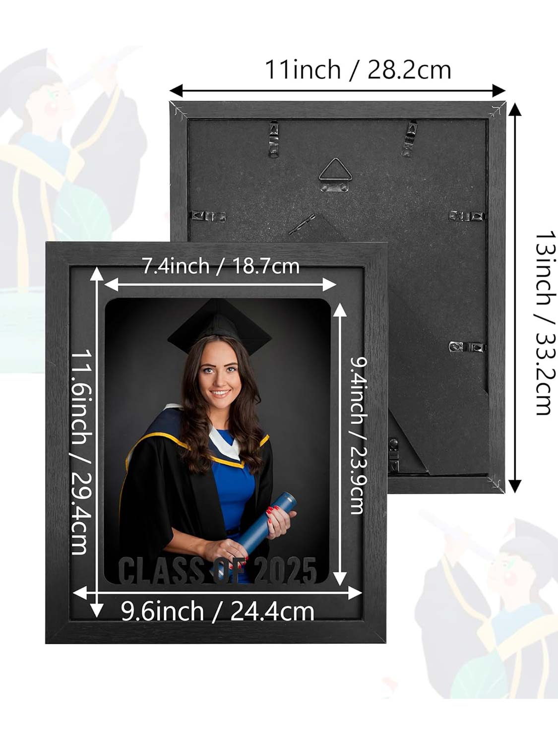 Graduation Class of 2025/2026 Picture Frame for 8x10 Picture - 2 Styles available