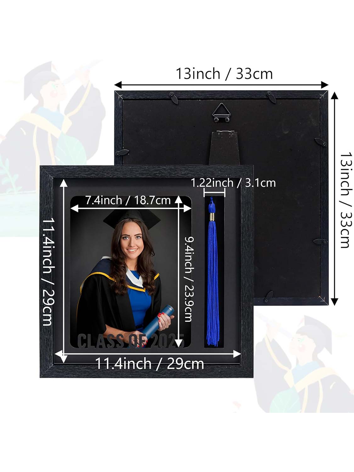 Graduation Class of 2025/2026 Picture Frame for 8x10 Picture - 2 Styles available
