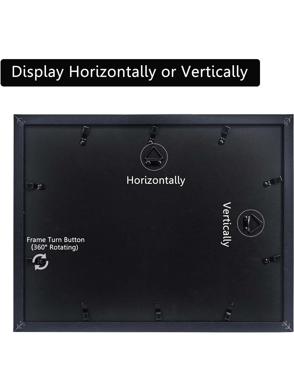 Black School Picture Frame for Pre-K to 12 Graduation Photo - Various Colors & Sizes Available