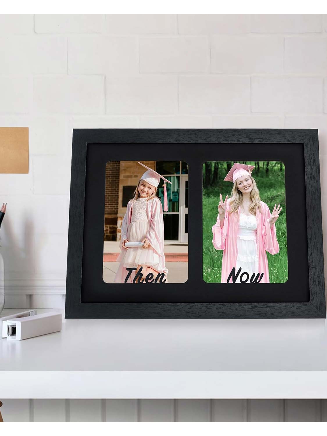Double 5x7 Then and Now Picture Frame - 2 Styles Available