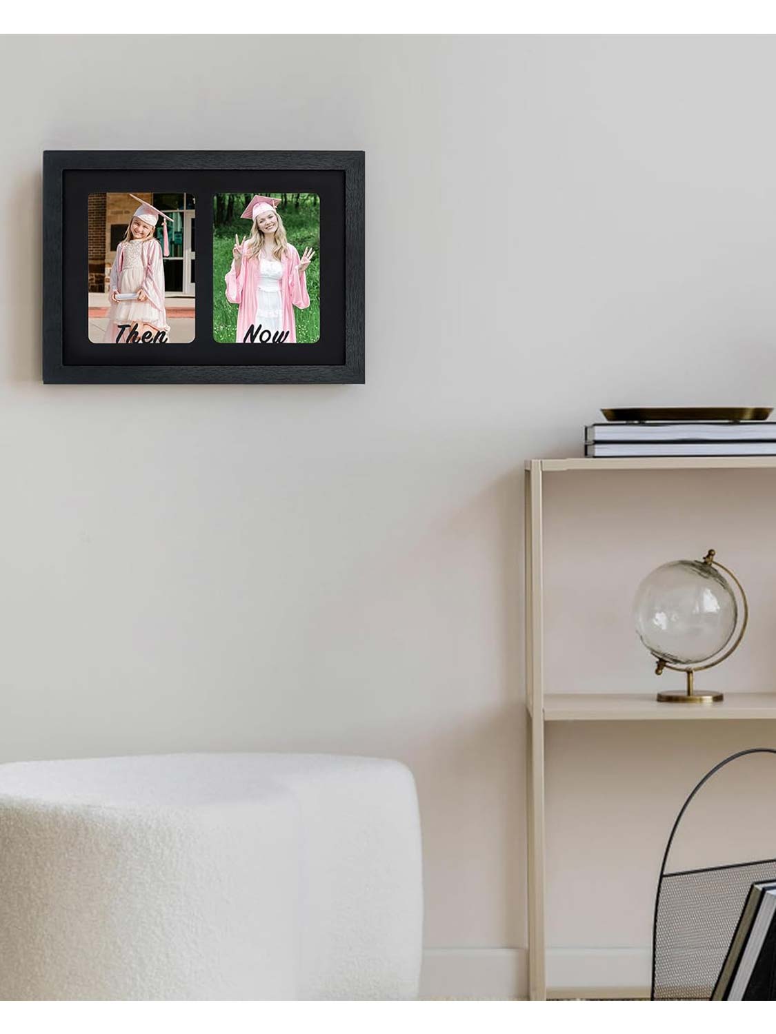 Double 5x7 Then and Now Picture Frame - 2 Styles Available
