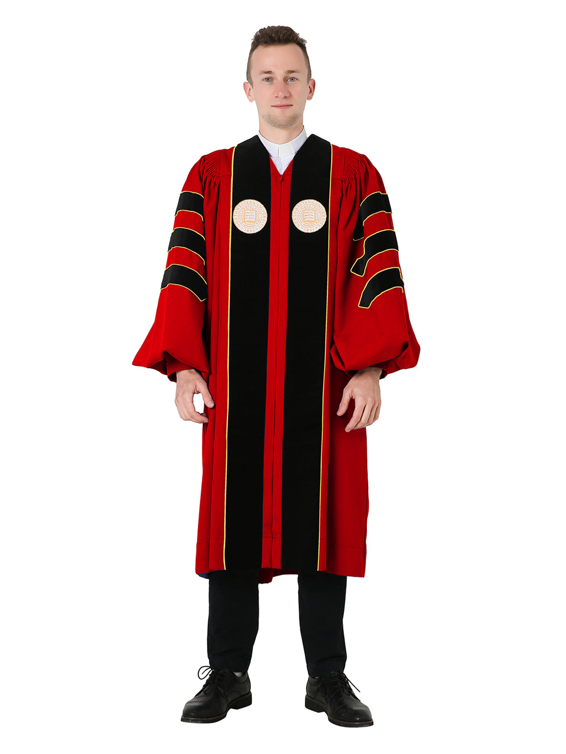 Custom Doctoral Gown - Optional Colors & Embroidery Available