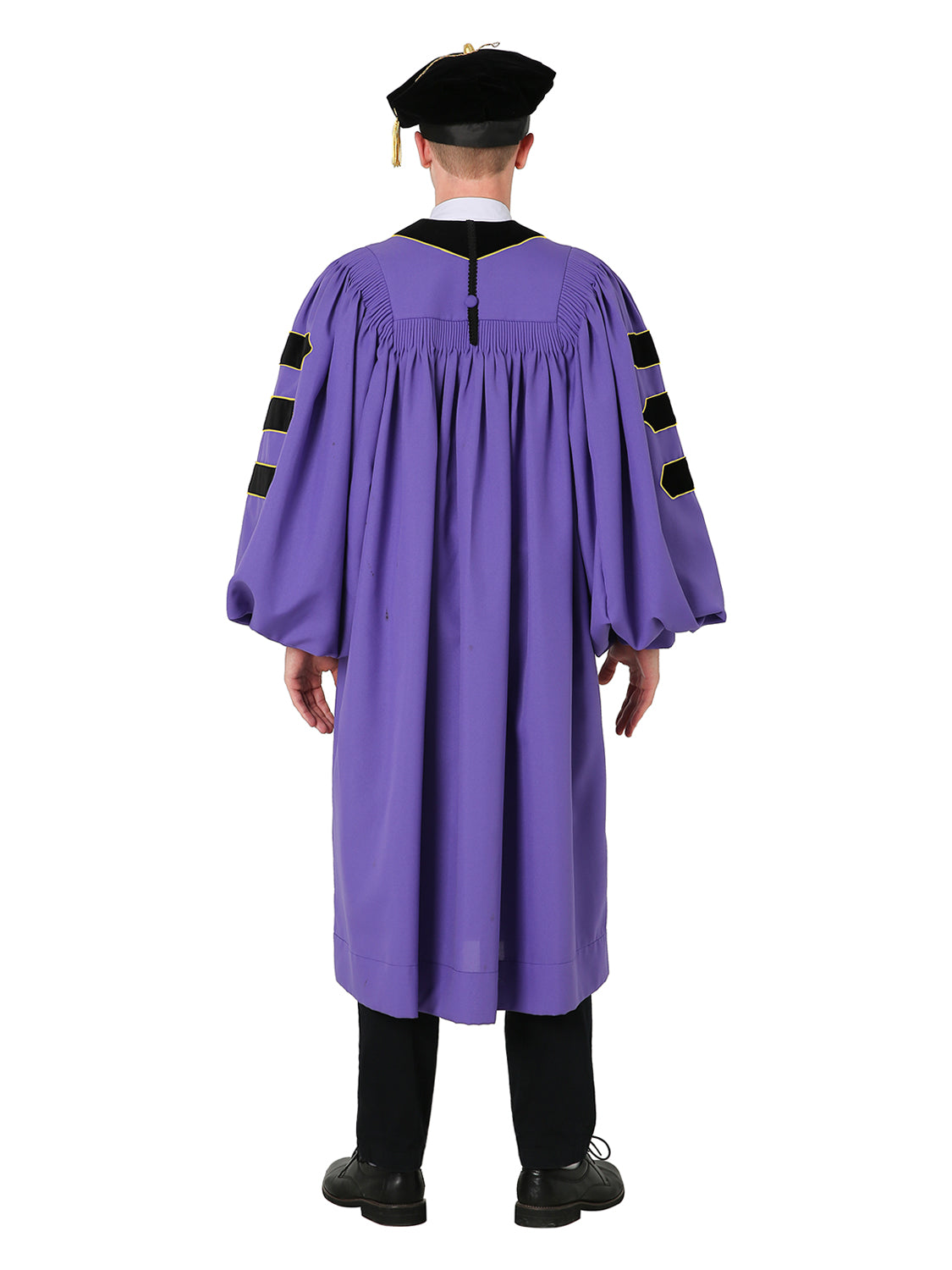 Custom Doctoral Tam & Gown Set - Optional Colors & Embroidery Available