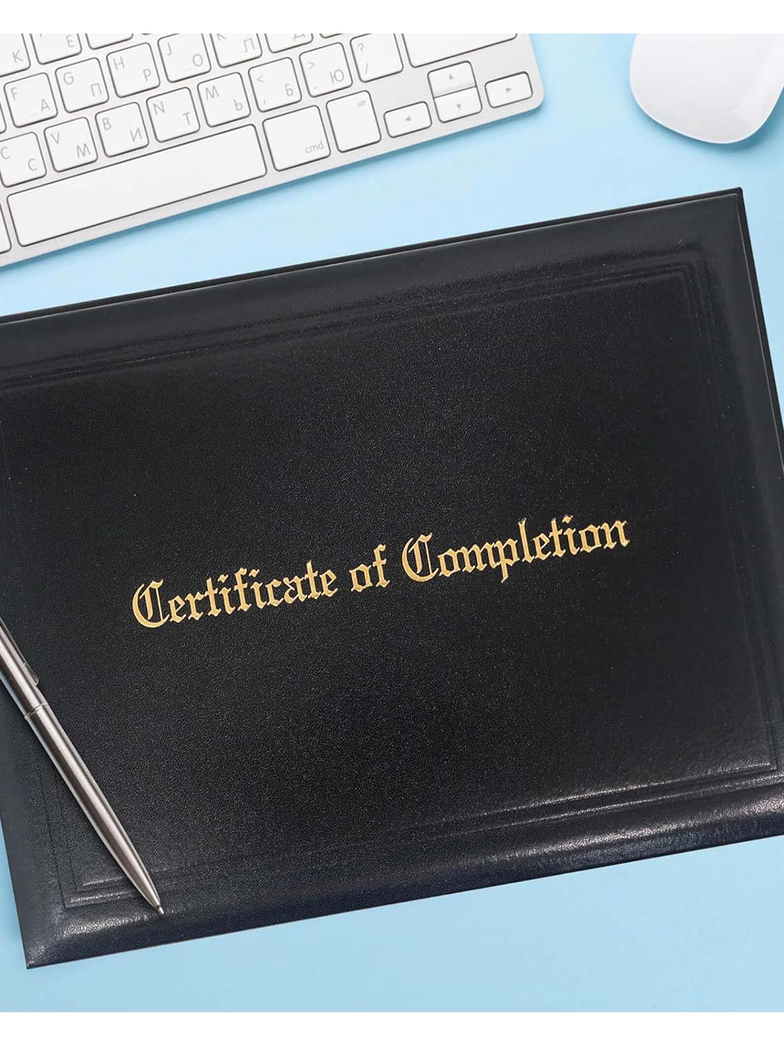 Padded Awards Certificates Cover Protector 8.5 x 11 for Students Teachers Employees - 4 Styles Available