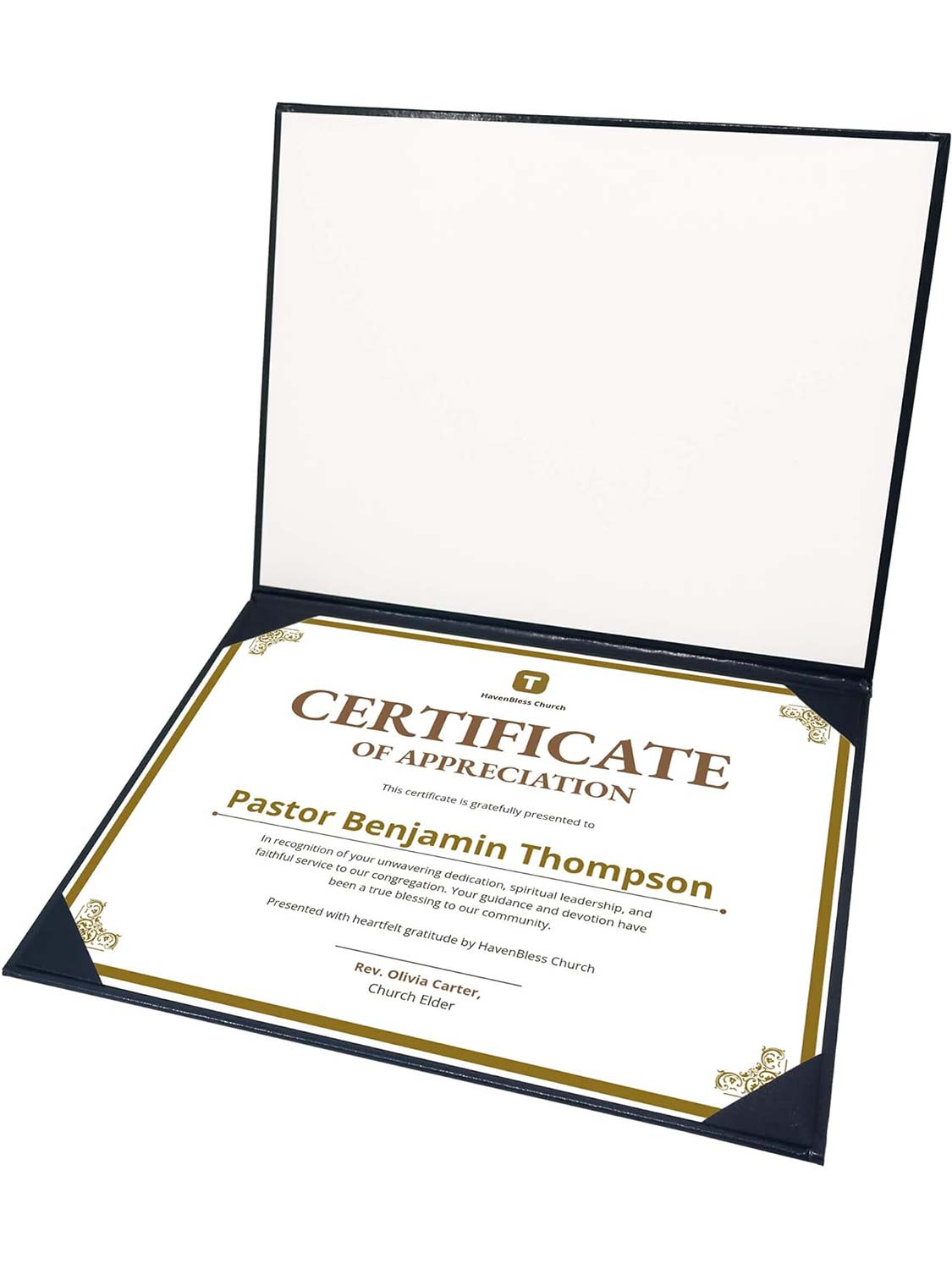 Padded Awards Certificates Cover Protector 8.5 x 11 for Students Teachers Employees - 4 Styles Available