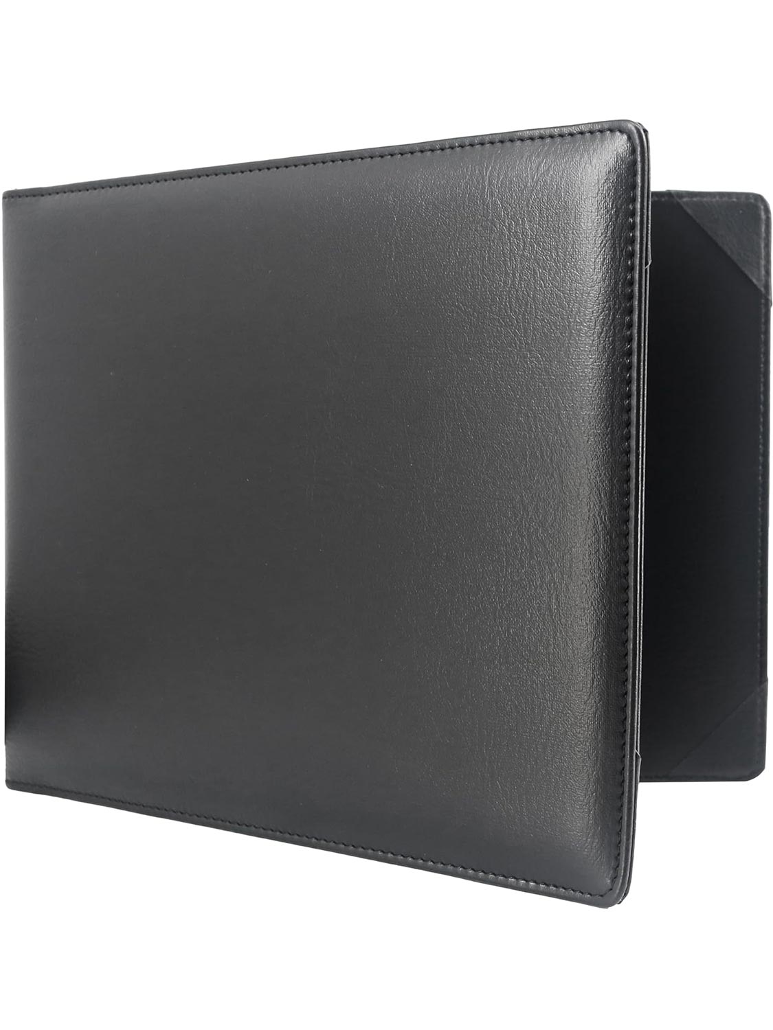 Black PU Leather Diploma Cover 8.5 x 11 - 2 Layout Styles