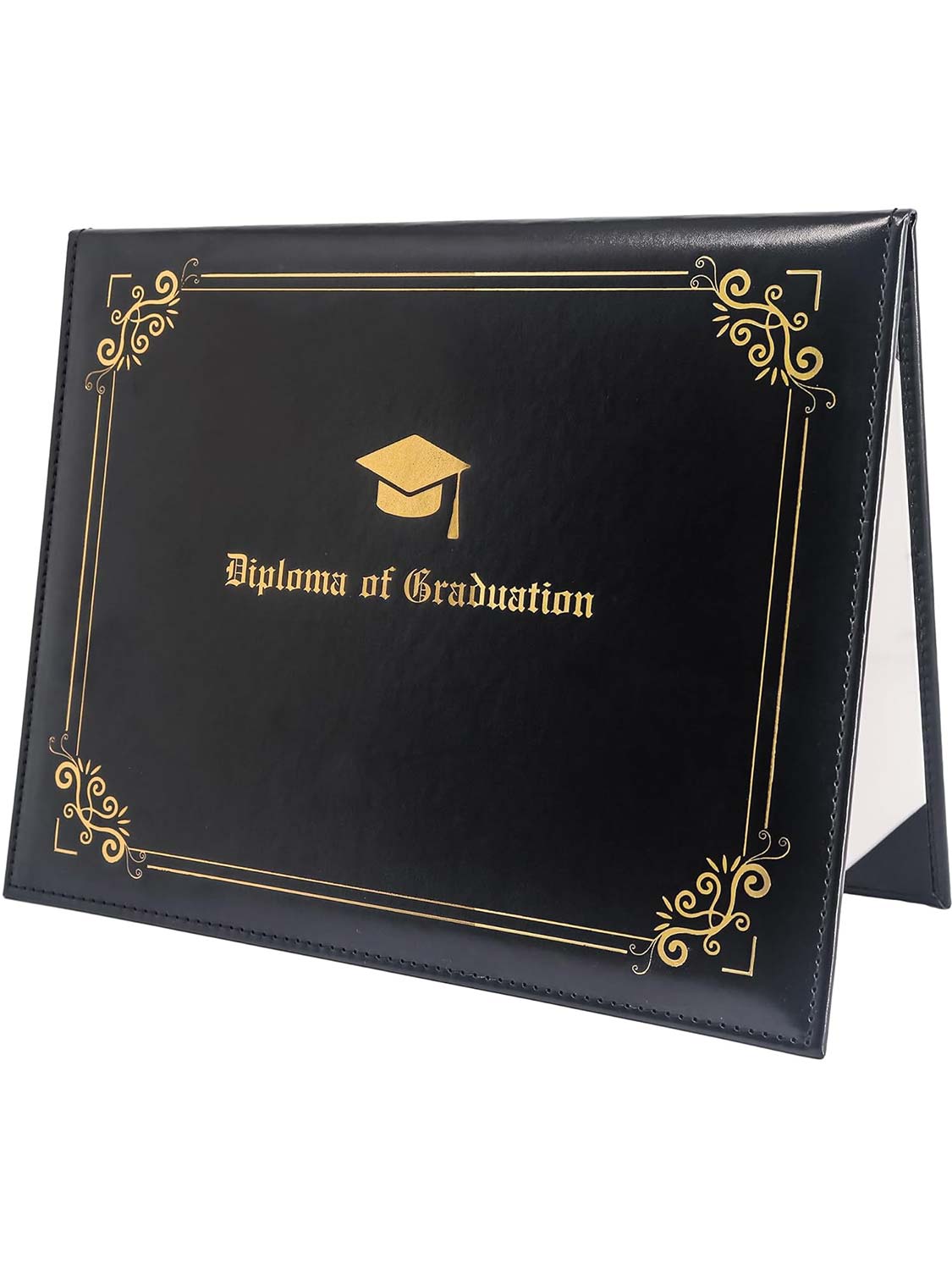 Imprinted Leatherette Padded Diploma Cover 8.5 x 11 - 2 Colors Available