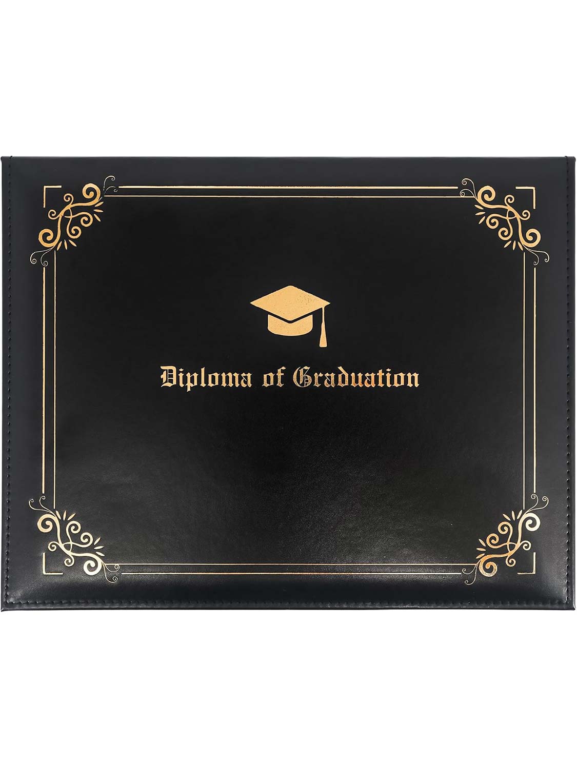 Imprinted Leatherette Padded Diploma Cover 8.5 x 11 - 2 Colors Available