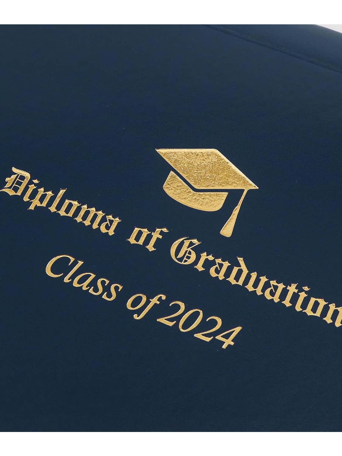 Imprinted Class of 2024 Leatherette Padded Diploma Cover 8.5 x 11 - 2 Colors Available