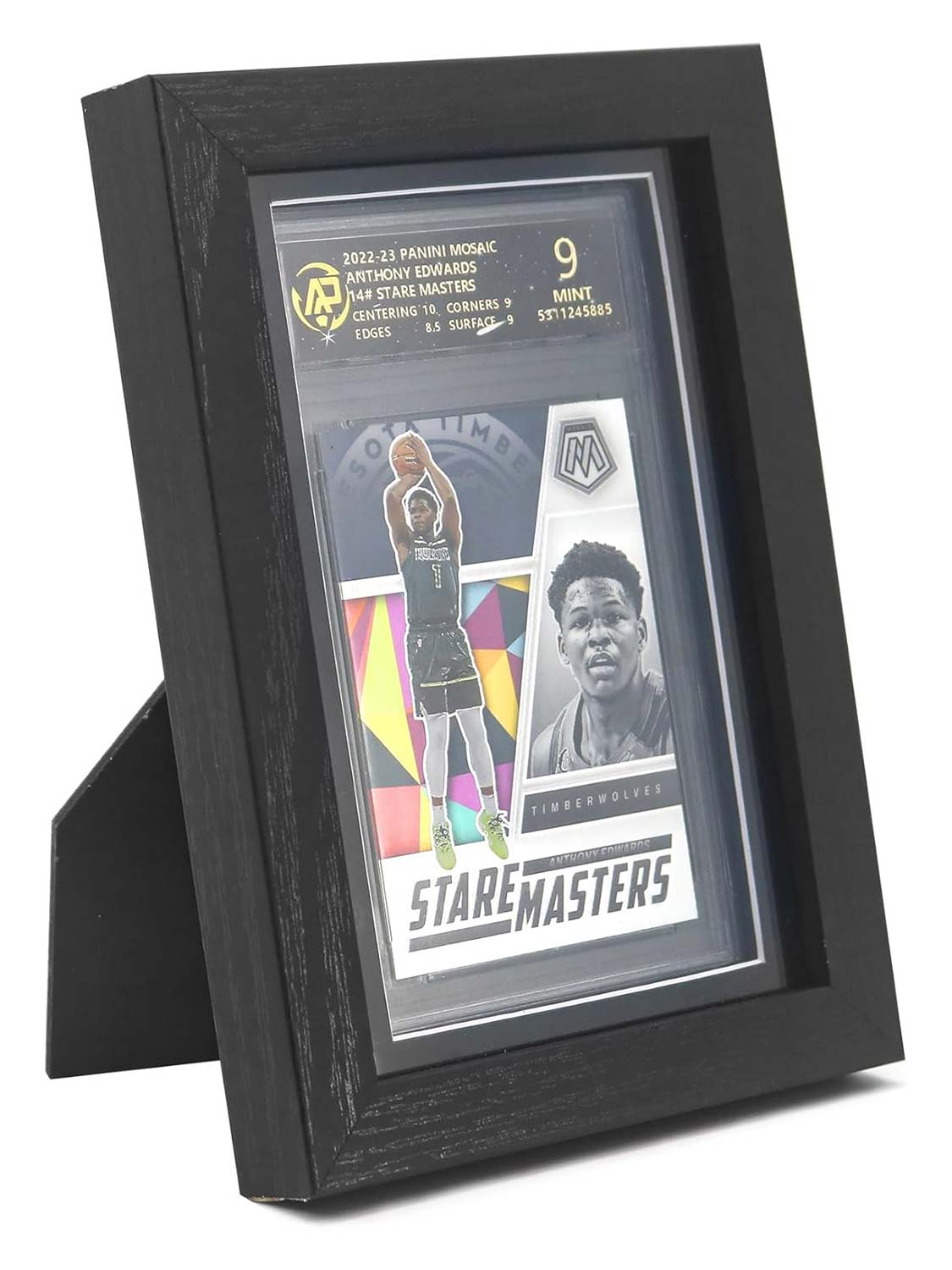 Wall Mount Baseball Trading Card Display Case fit for PSA Graded Basketball Football Cards - 2 Styles Available