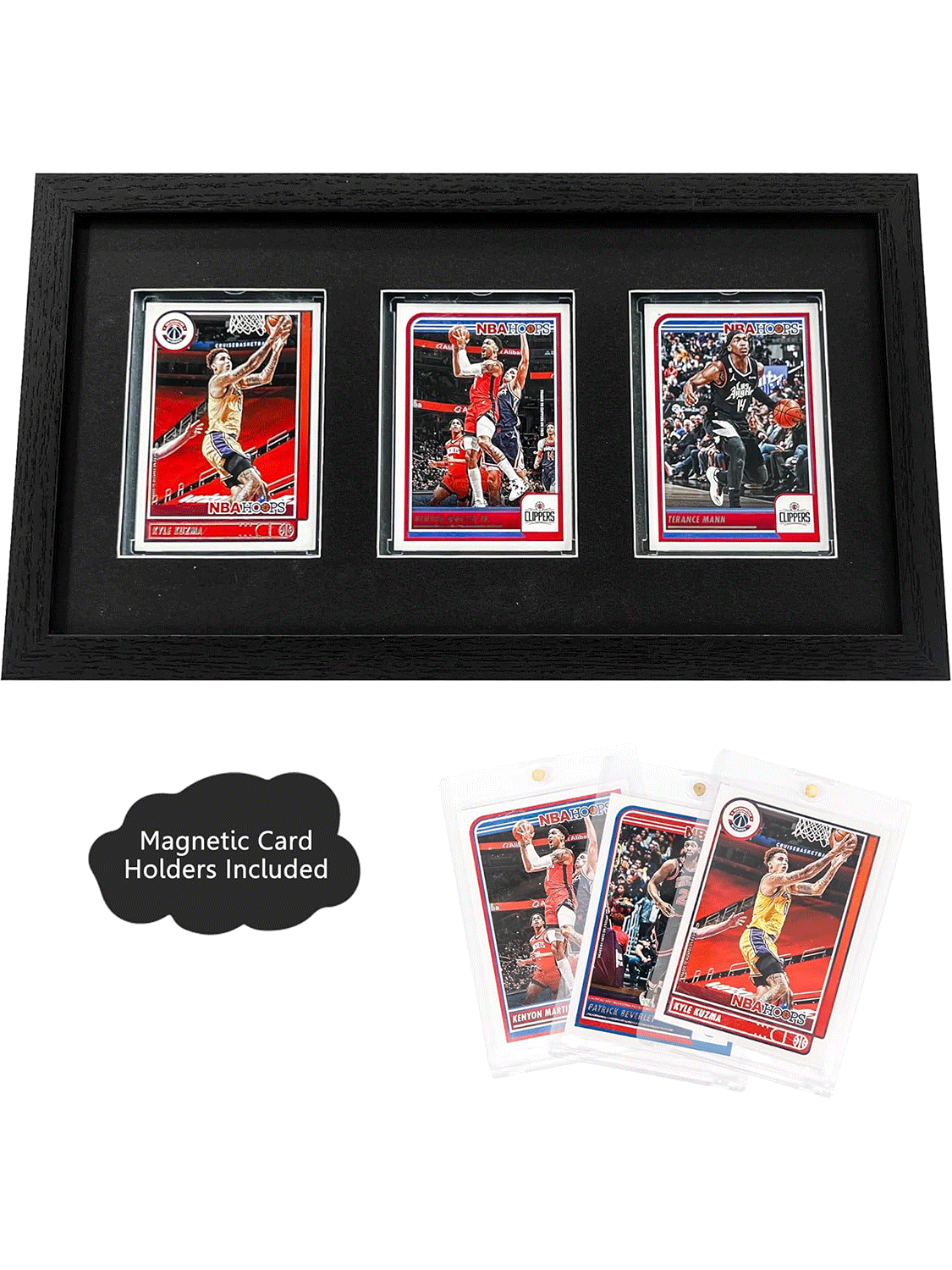 Trading Card Display Frame with Real Glass for Standard Baseball Baske Trading Card Display Frame with Real Glass for Standard Baseball Baske