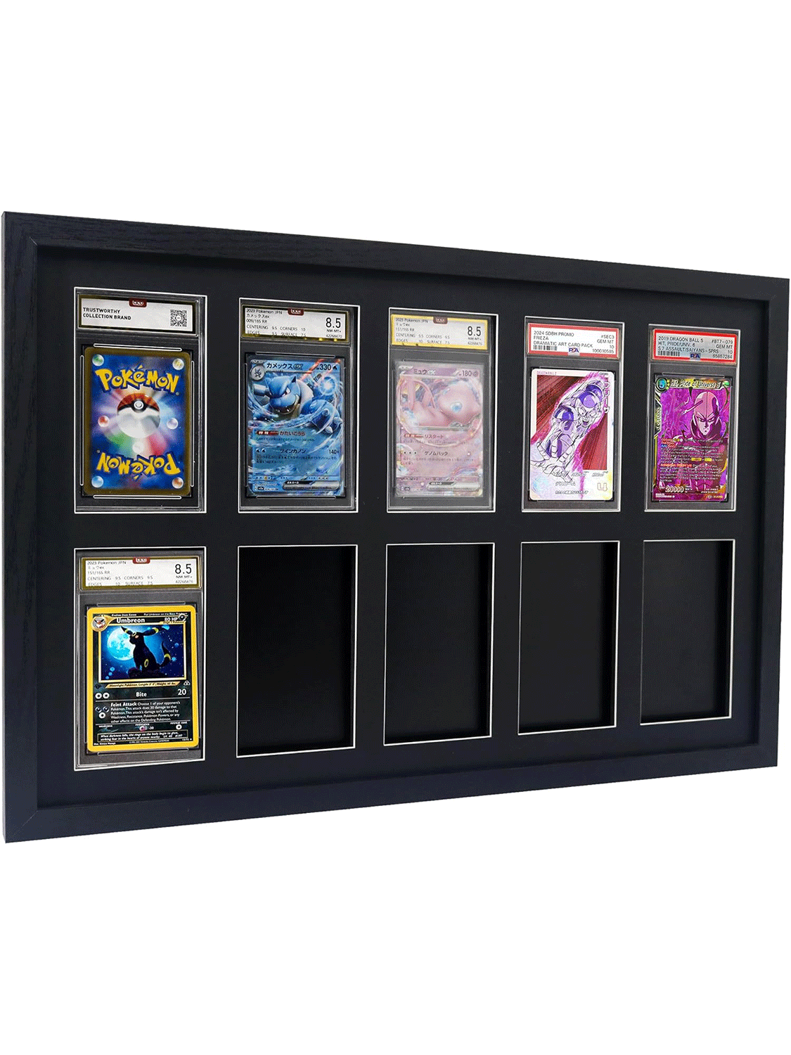 Wall Mount Baseball Trading Card Display Case fit for PSA Graded Baske Wall Mount Baseball Trading Card Display Case fit for PSA Graded Baske