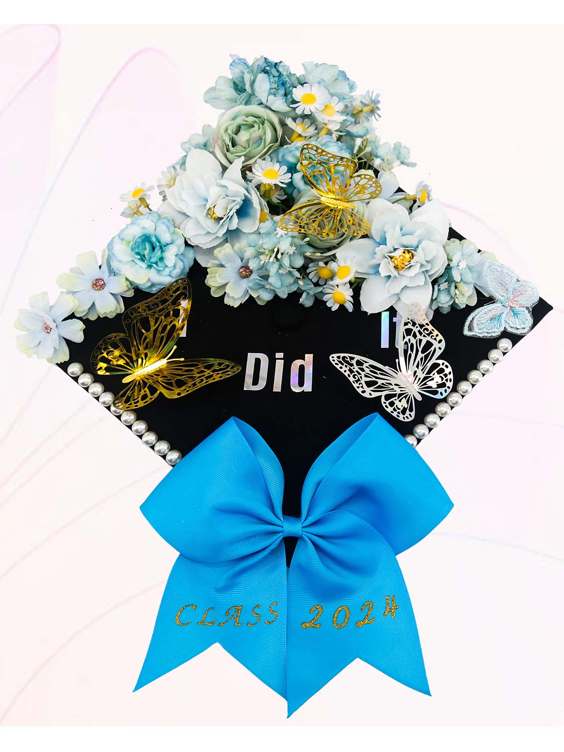 Graduation Cap Decoration Kit DIY Craft - 3 Colors Available