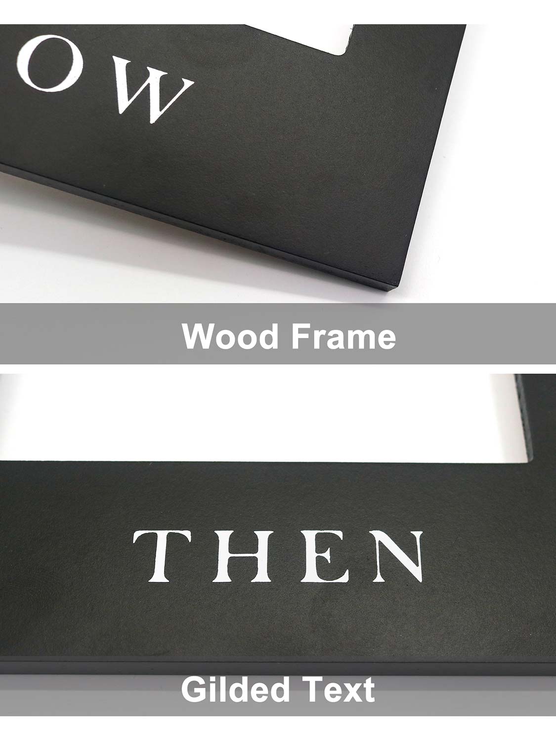 Class of 2026 Double 5x7 Then and Now Wooden Graduation Photo Frame - 2 Styles Available