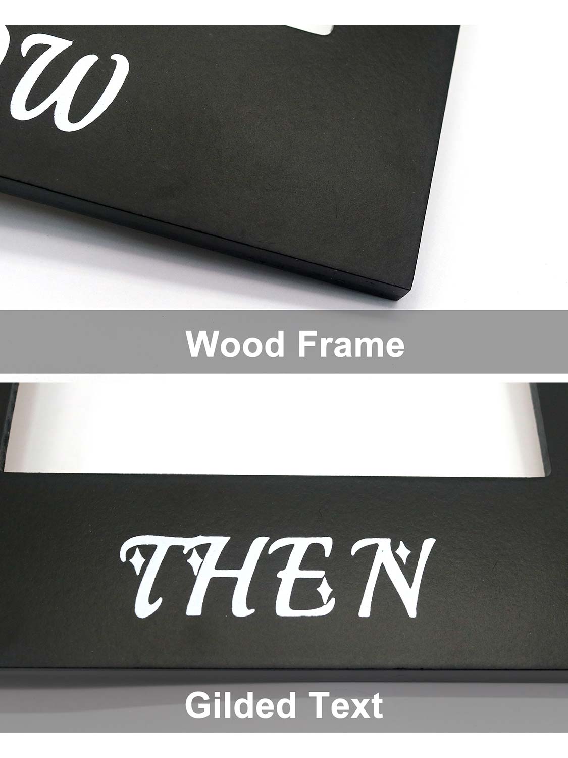 Class of 2026 Double 5x7 Then and Now Wooden Graduation Photo Frame - 2 Styles Available