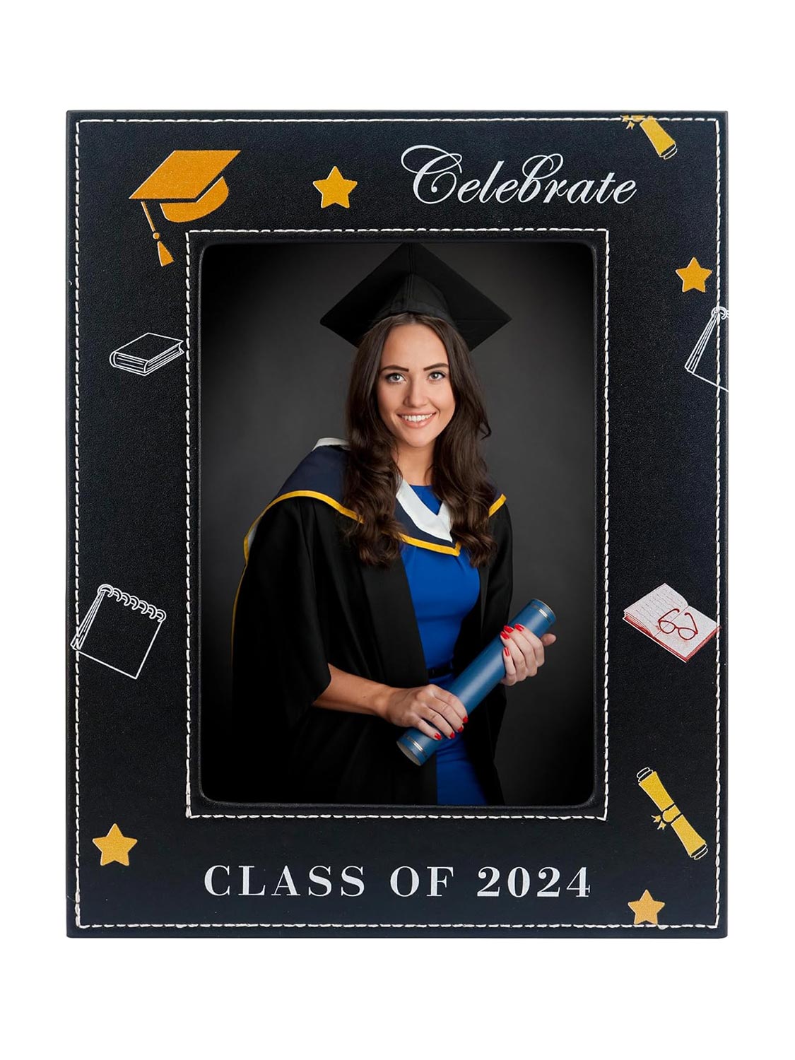 Graduation PU 5 x 7 Picture Photo Frame Gifts - 3 Styles Available