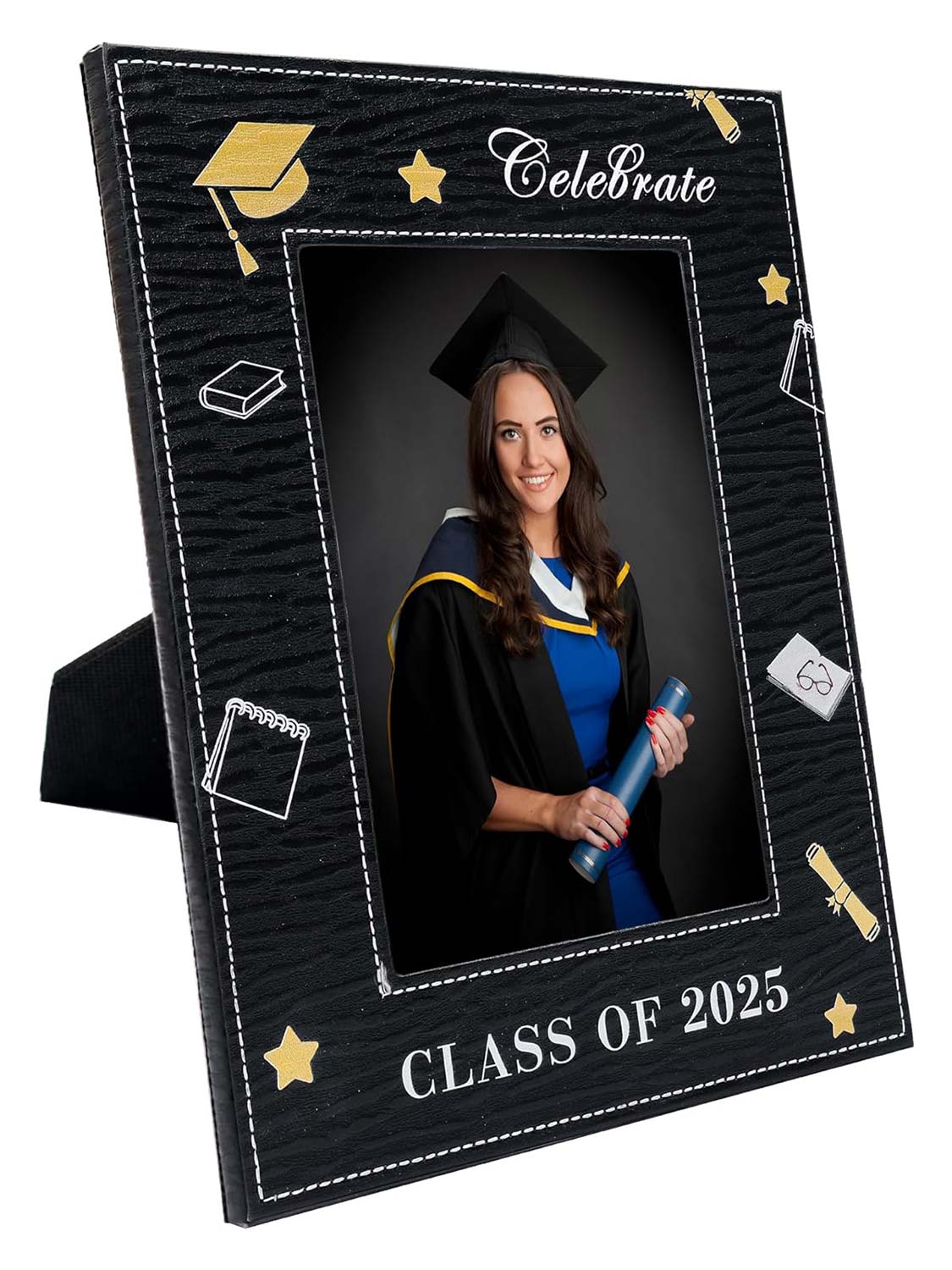 Graduation PU 5 x 7 Picture Photo Frame Gifts - 3 Styles Available