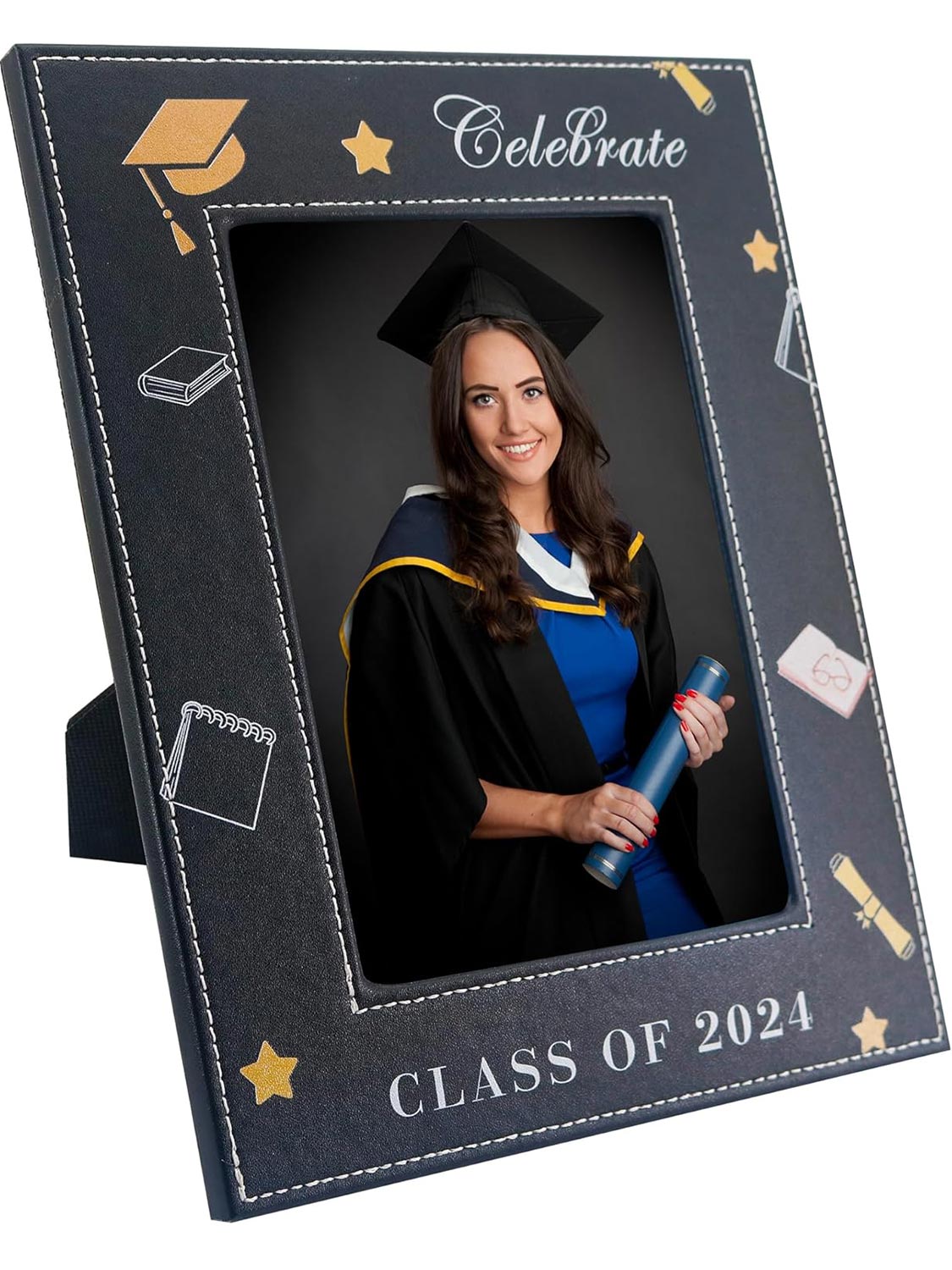 Graduation PU 5 x 7 Picture Photo Frame Gifts - 3 Styles Available