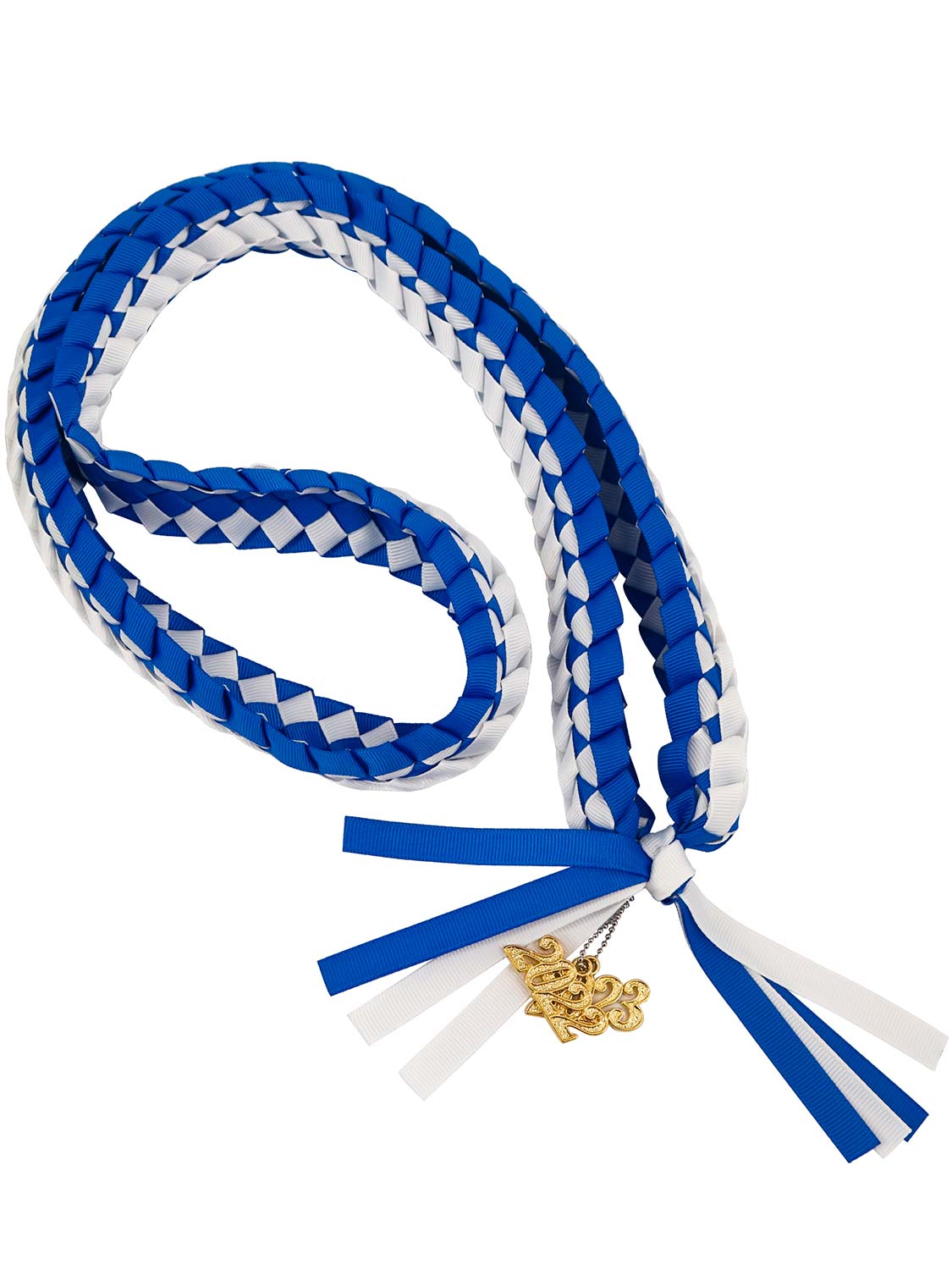 Graduation Braided 2023 Year Charm Ribbon Leis