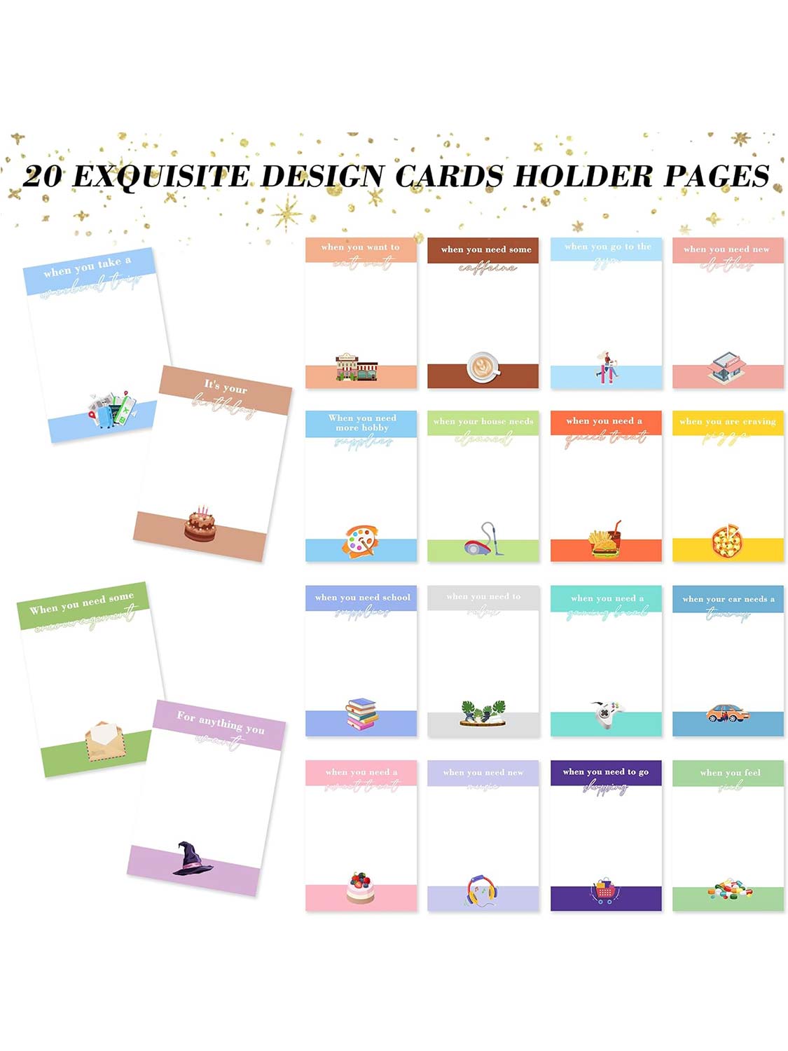 7*9 College Survival Gift Card Book Money Cash Holder for Graduation Student Leaving Home Gifts