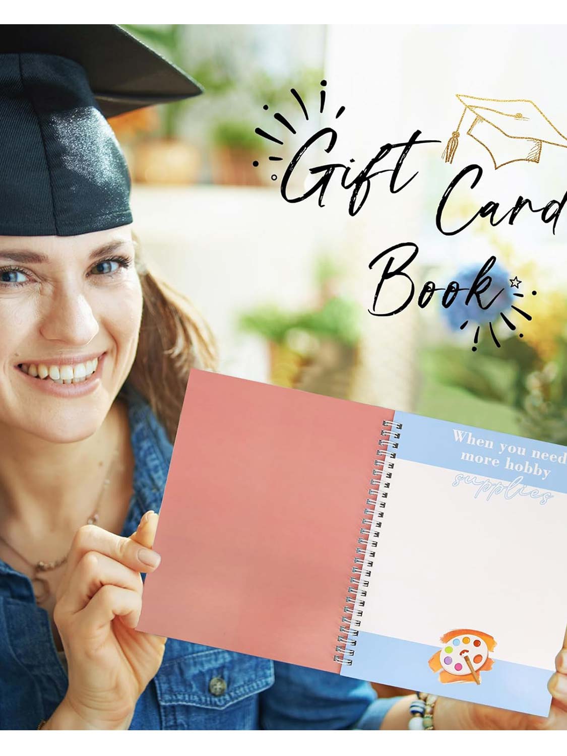grad gift card book 7*9 College Survival Gift Card Book Money Cash Holder for Graduation S