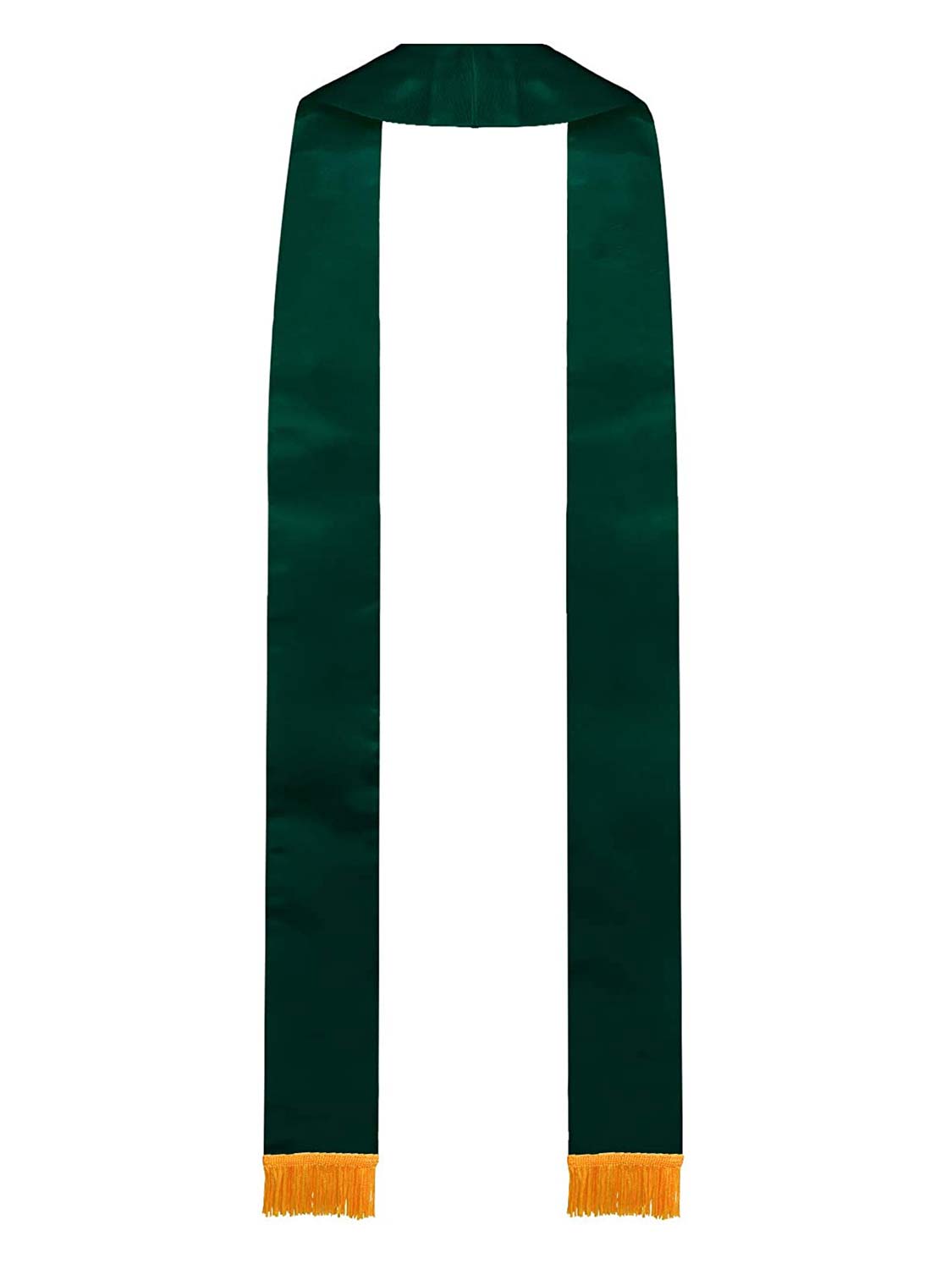 Clerical Stole with Embroidered Cross - 5 Colors Available