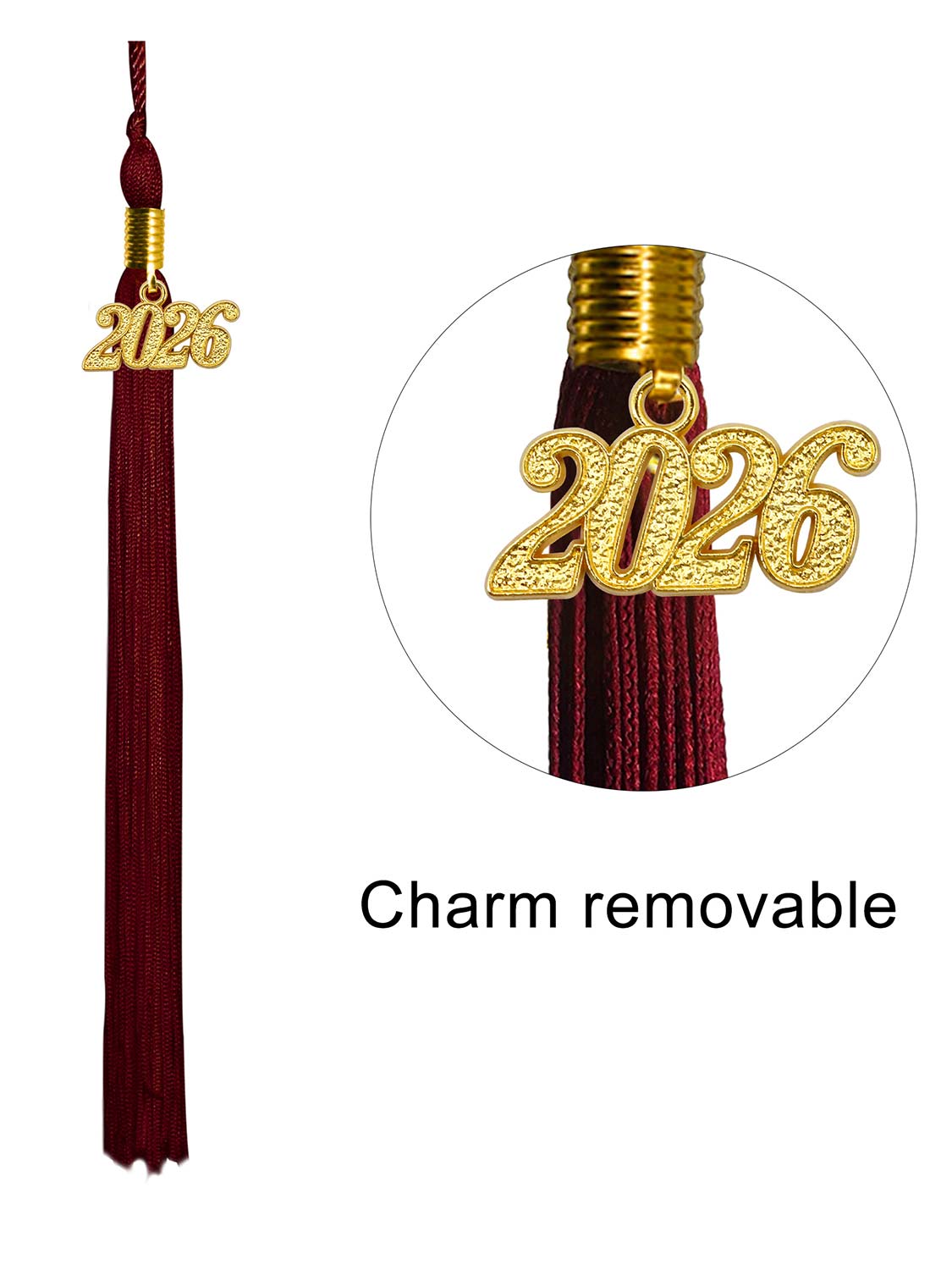 Matte High School Graduation Cap and Gown Set - 12 Colors Available