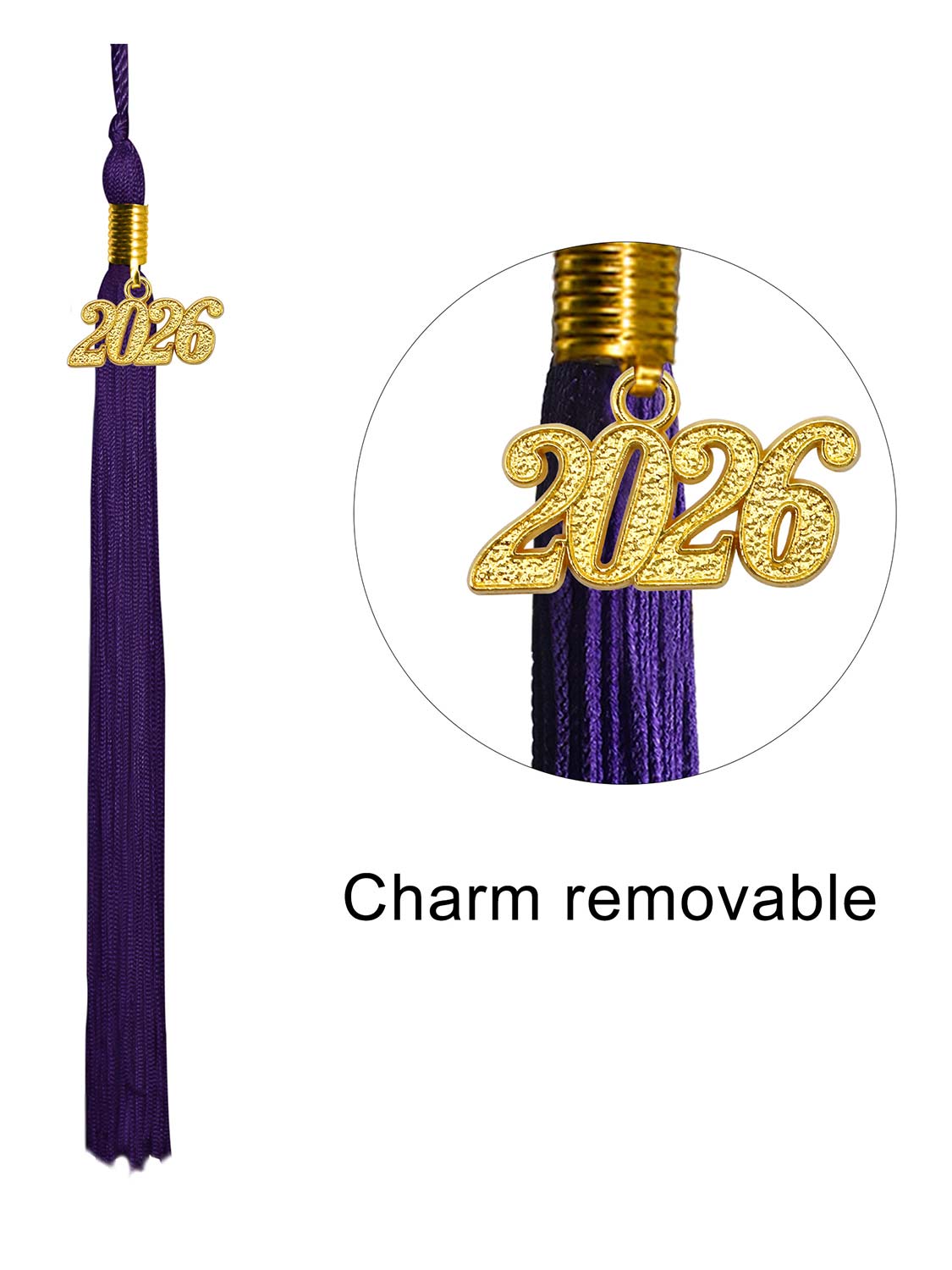 Matte High School Graduation Cap and Gown Set - 12 Colors Available