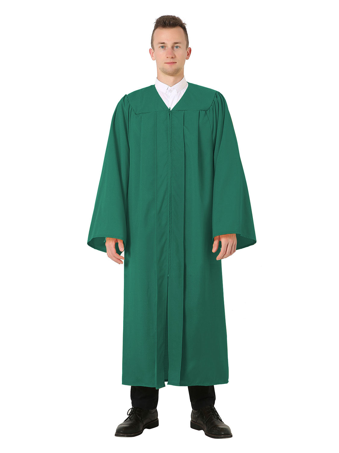 Unisex Matte Choir Robe for Church - 12 Colors Available