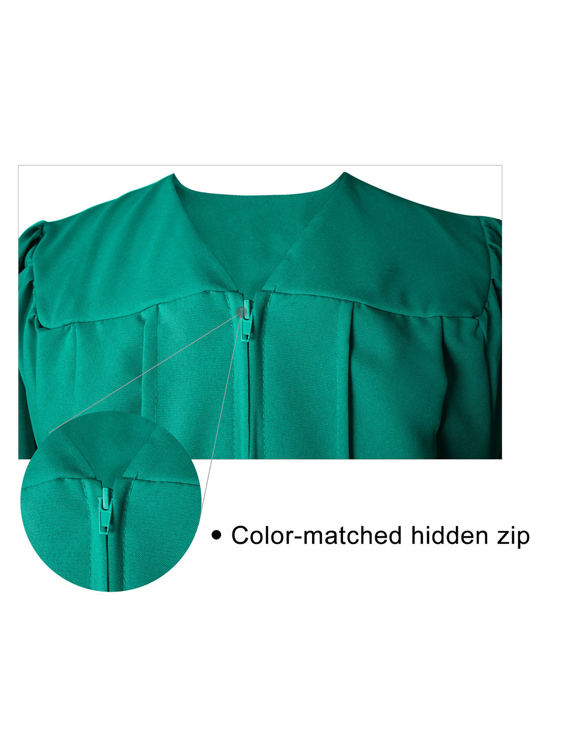 Unisex Matte Choir Robe for Church - 12 Colors Available