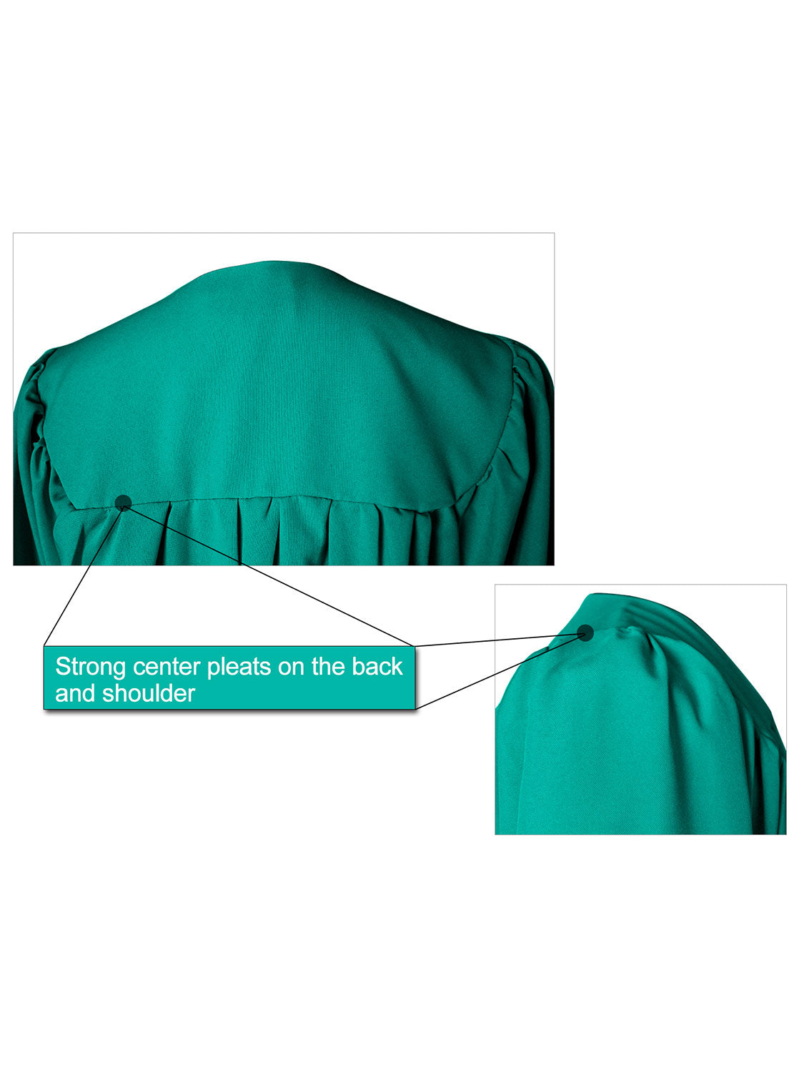 Matte High School Graduation Gown - 12 Colors Available