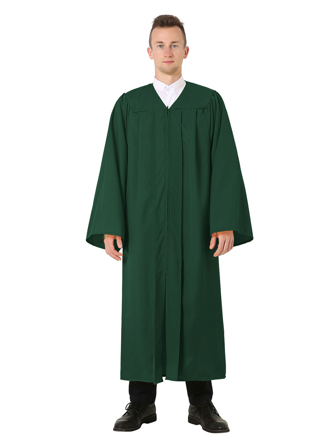 Unisex Matte Choir Robe for Church - 12 Colors Available