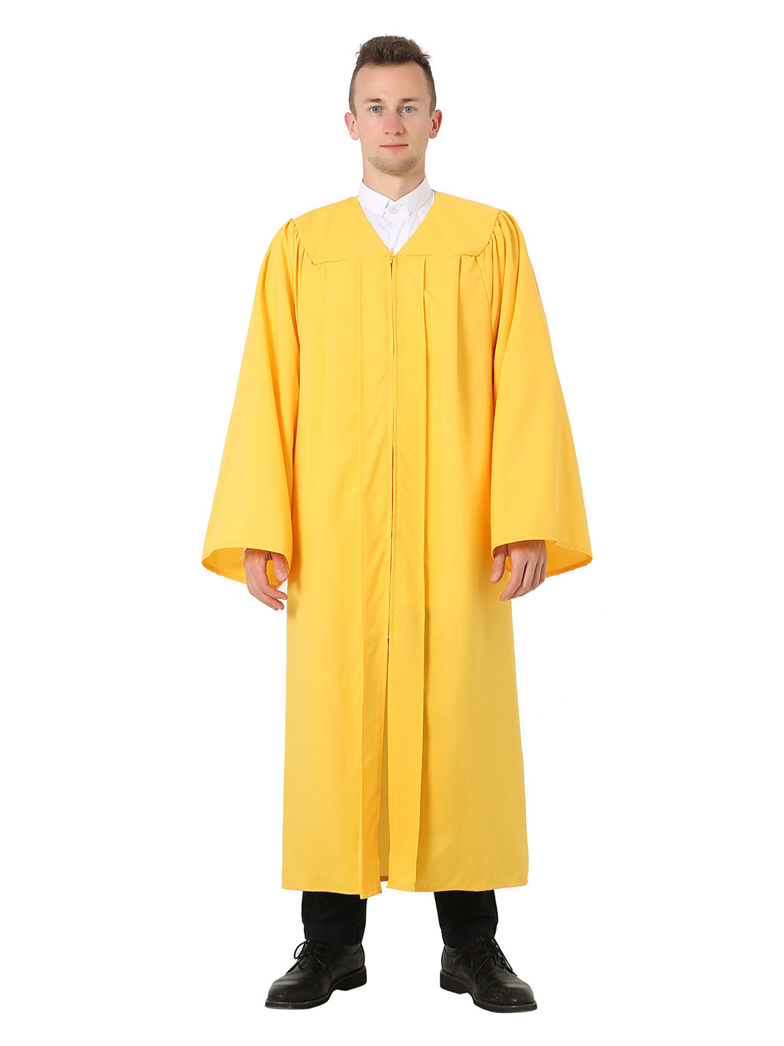 Unisex Matte Choir Robe for Church - 12 Colors Available